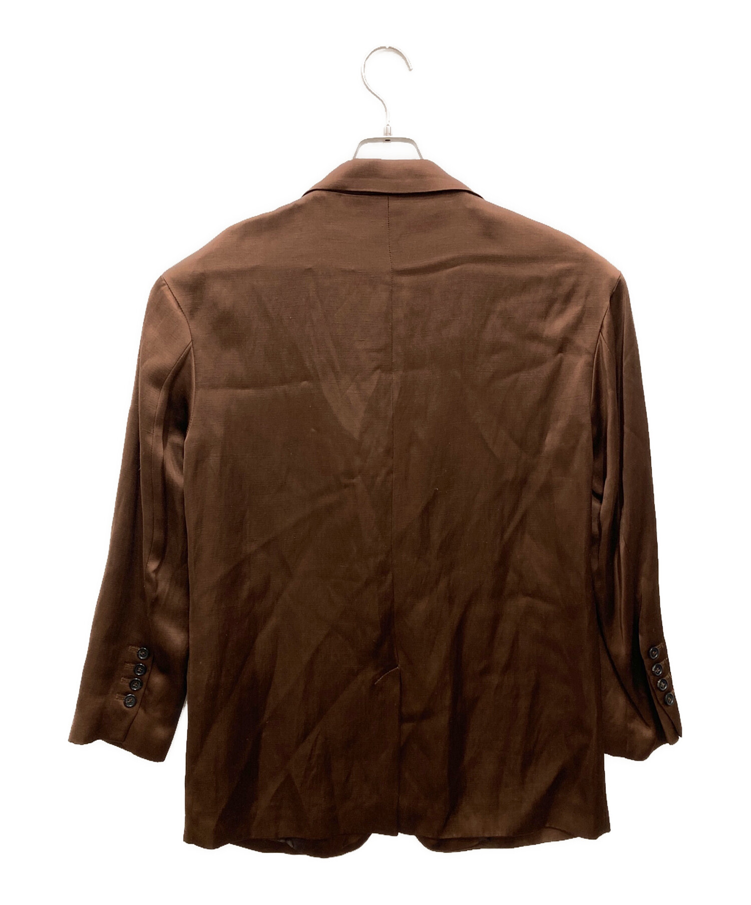 中古・古着通販】ZARA (ザラ) テーラードジャケット ブラウン サイズ:S 