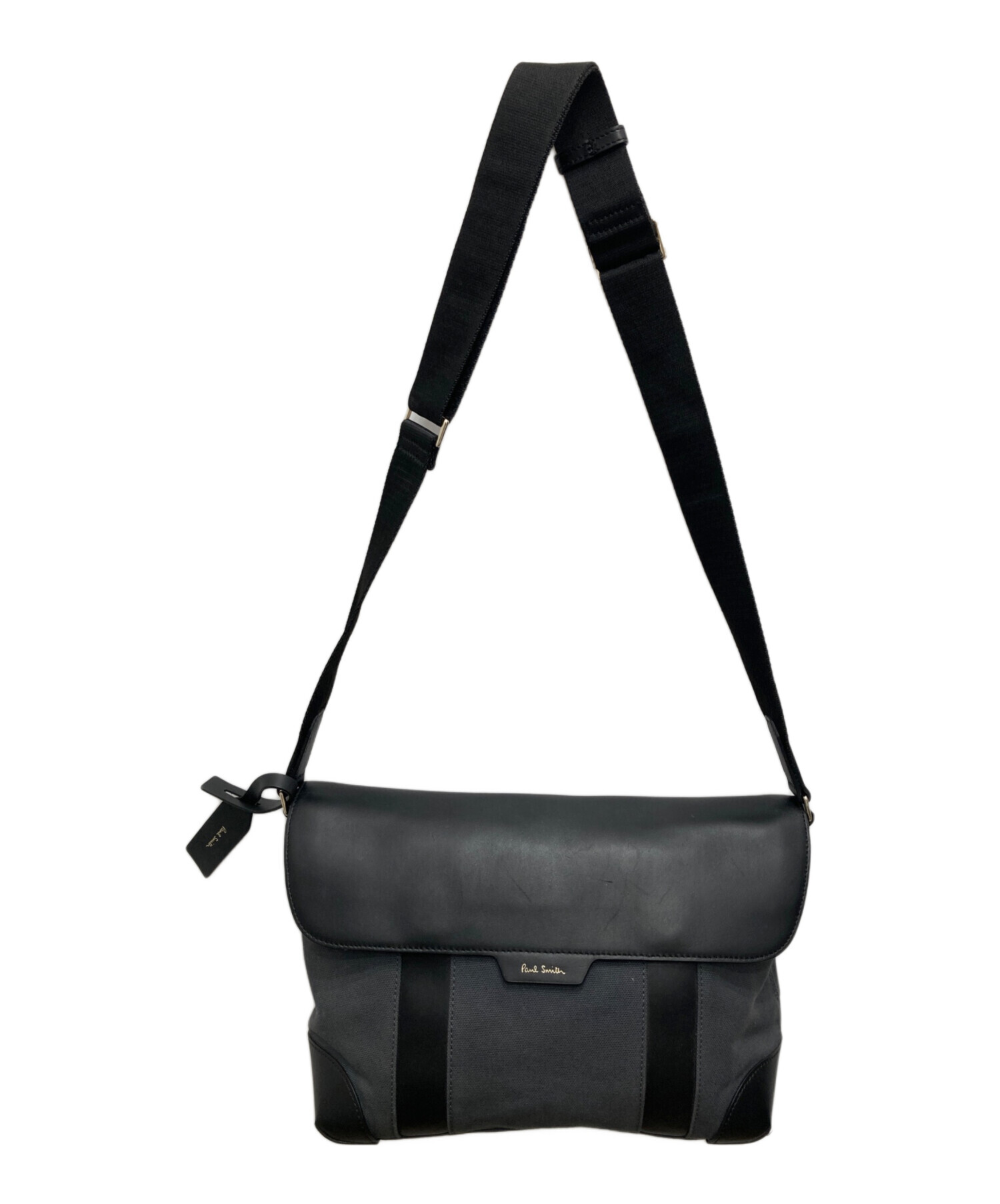 中古・古着通販】Paul Smith (ポールスミス) キャンバスレザー 