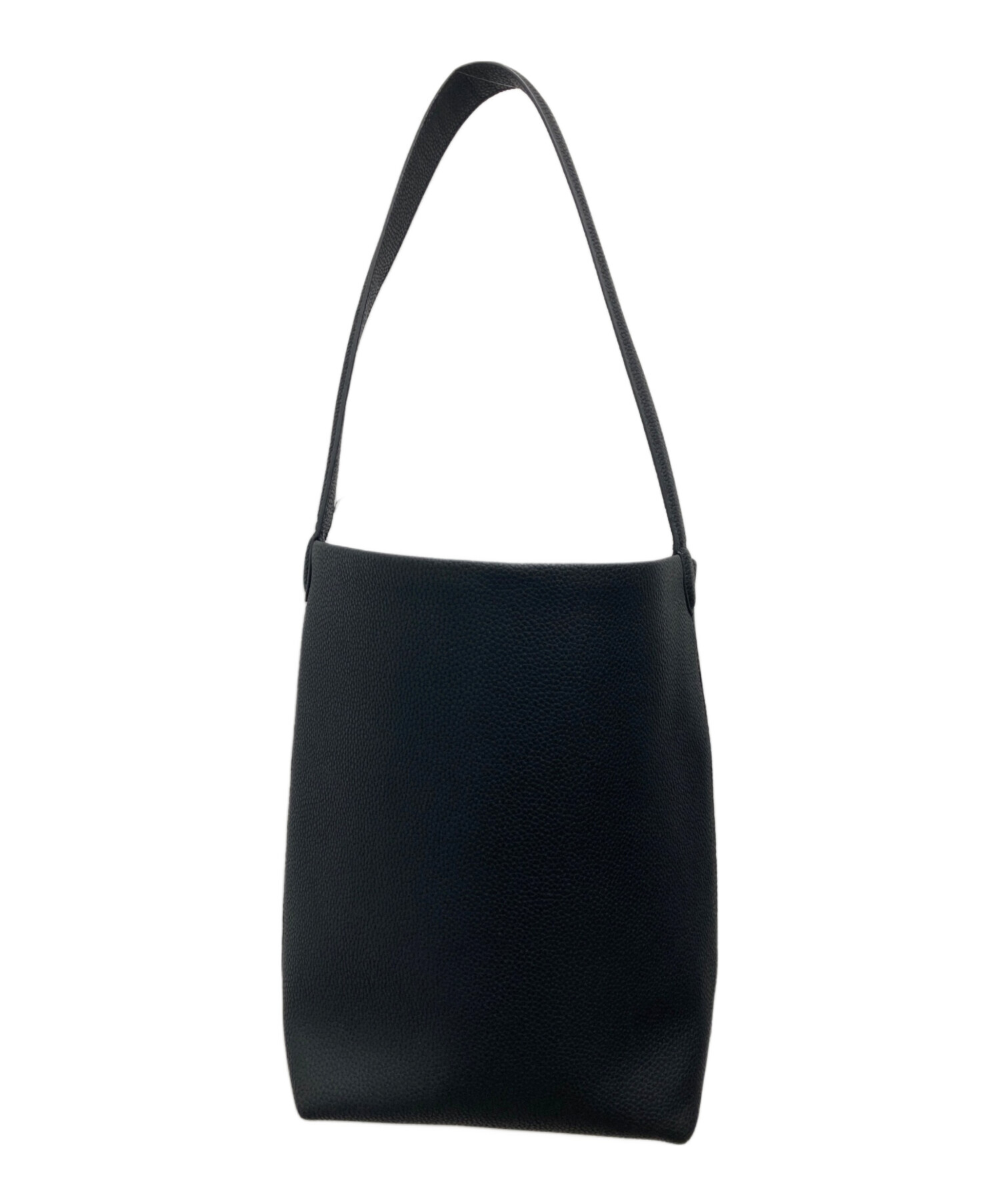 【美品】JISTORY ワンハンドルショルダーバッグ　ミドル　ブラック　レザー ONE HANDLE SHOULDER BAG / 3color | JISTORY