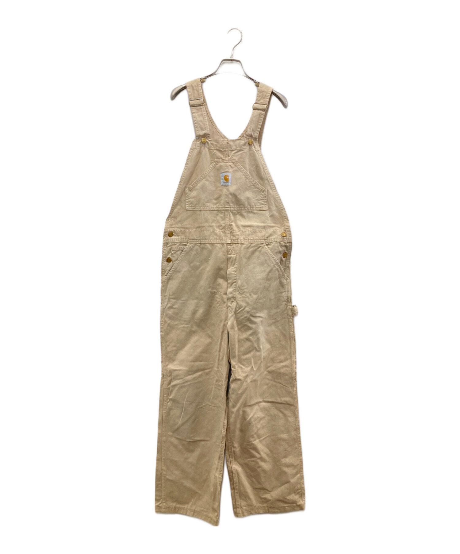 中古・古着通販】CarHartt (カーハート) サロペット ベージュ サイズ 