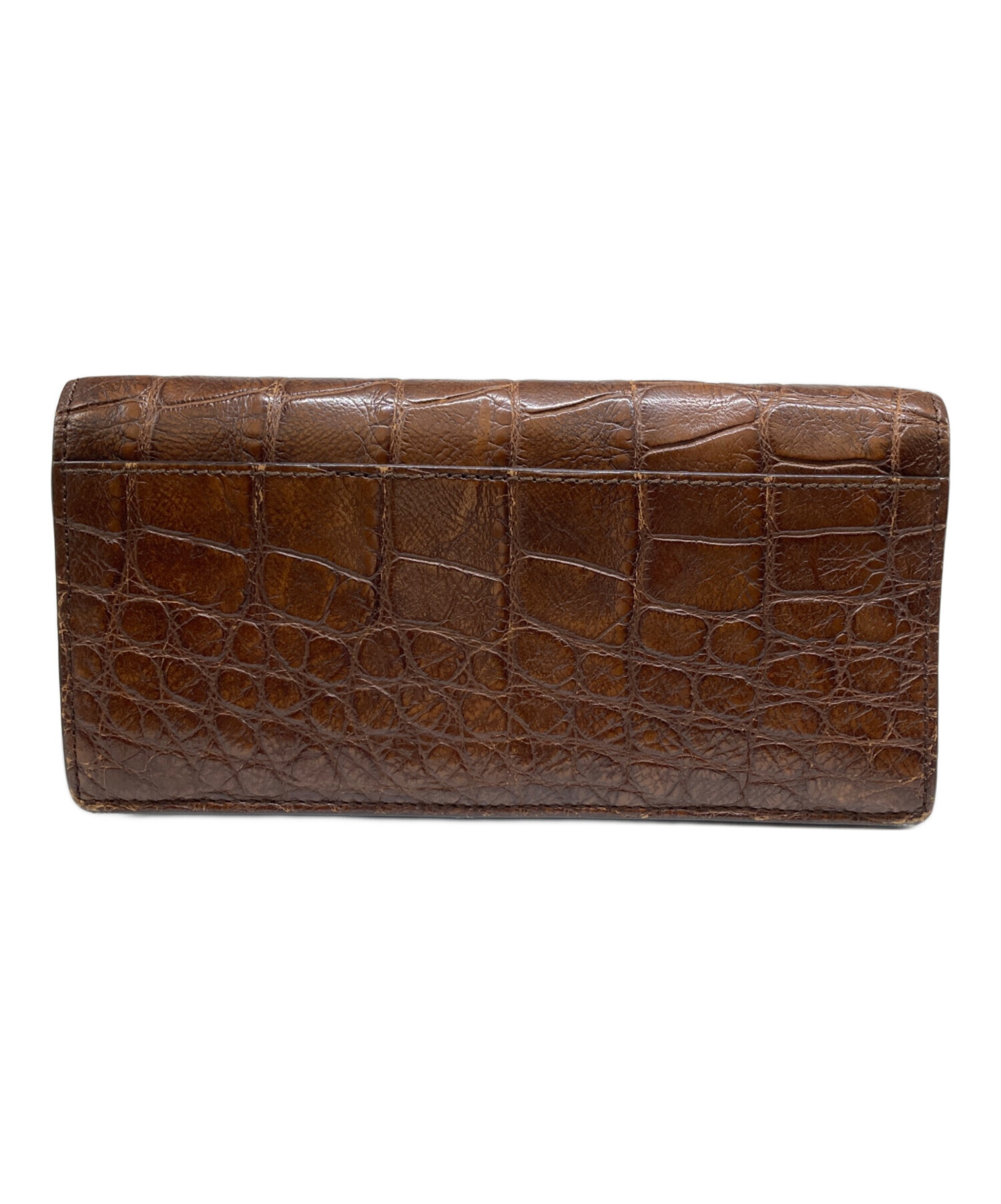 中古・古着通販】GUCCI (グッチ) 長財布 ブラウン｜ブランド・古着通販 