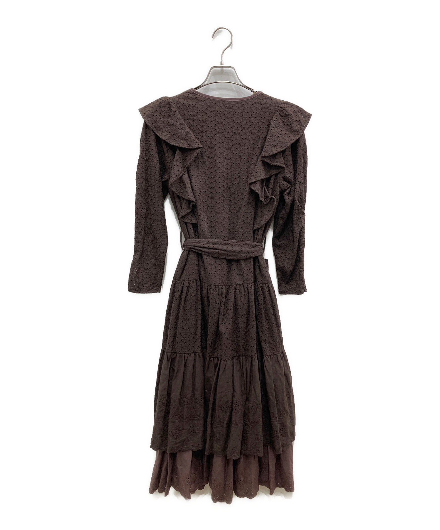 中古・古着通販】Her lip to (ハーリップトゥ) Two-Tone Ruffled Lace