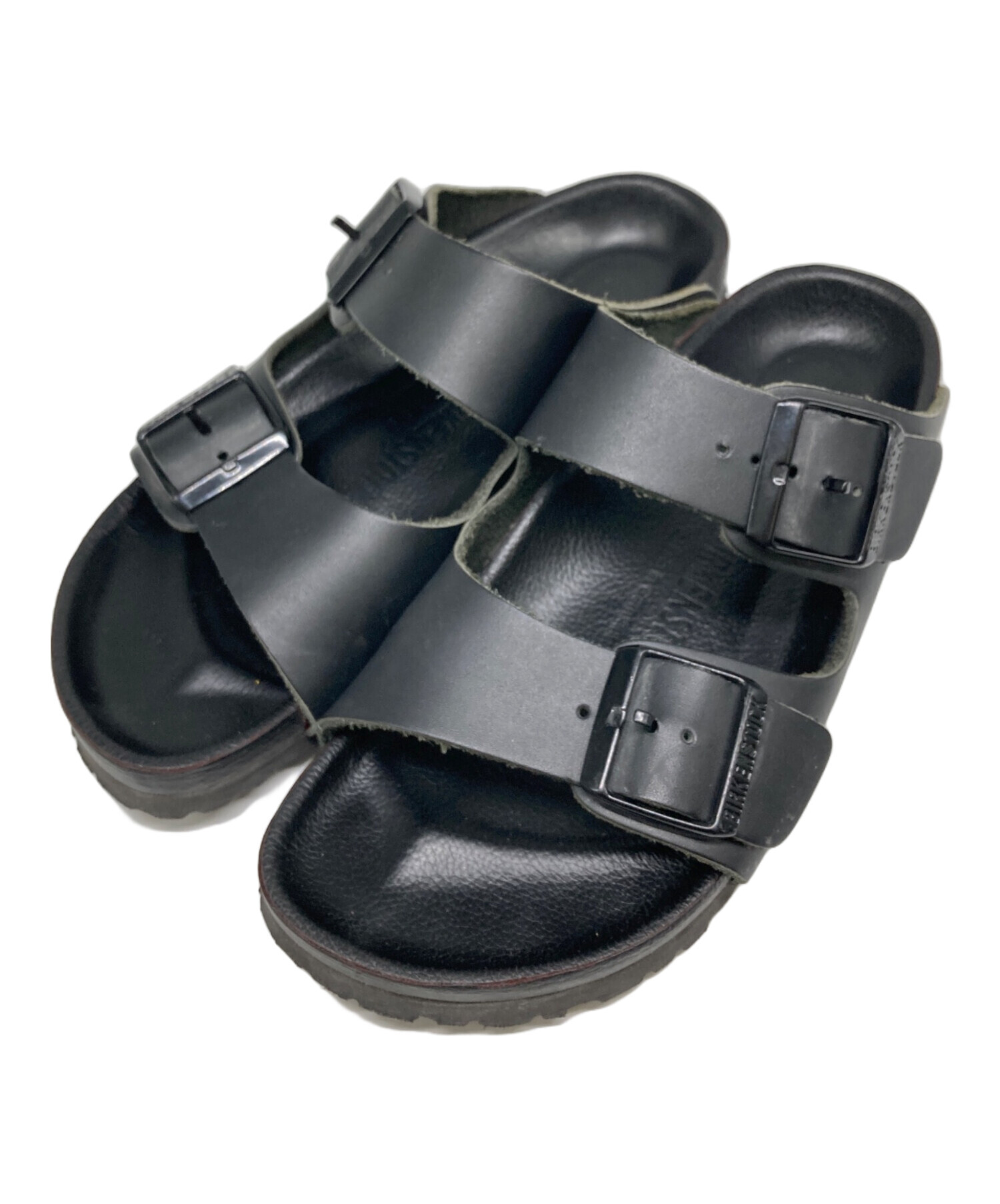 ビルケンシュトック アリゾナ　オールレザー　ブラック40 新品未使用 中古・古着通販】BIRKENSTOCK (ビルケンシュトック) アリゾナオール