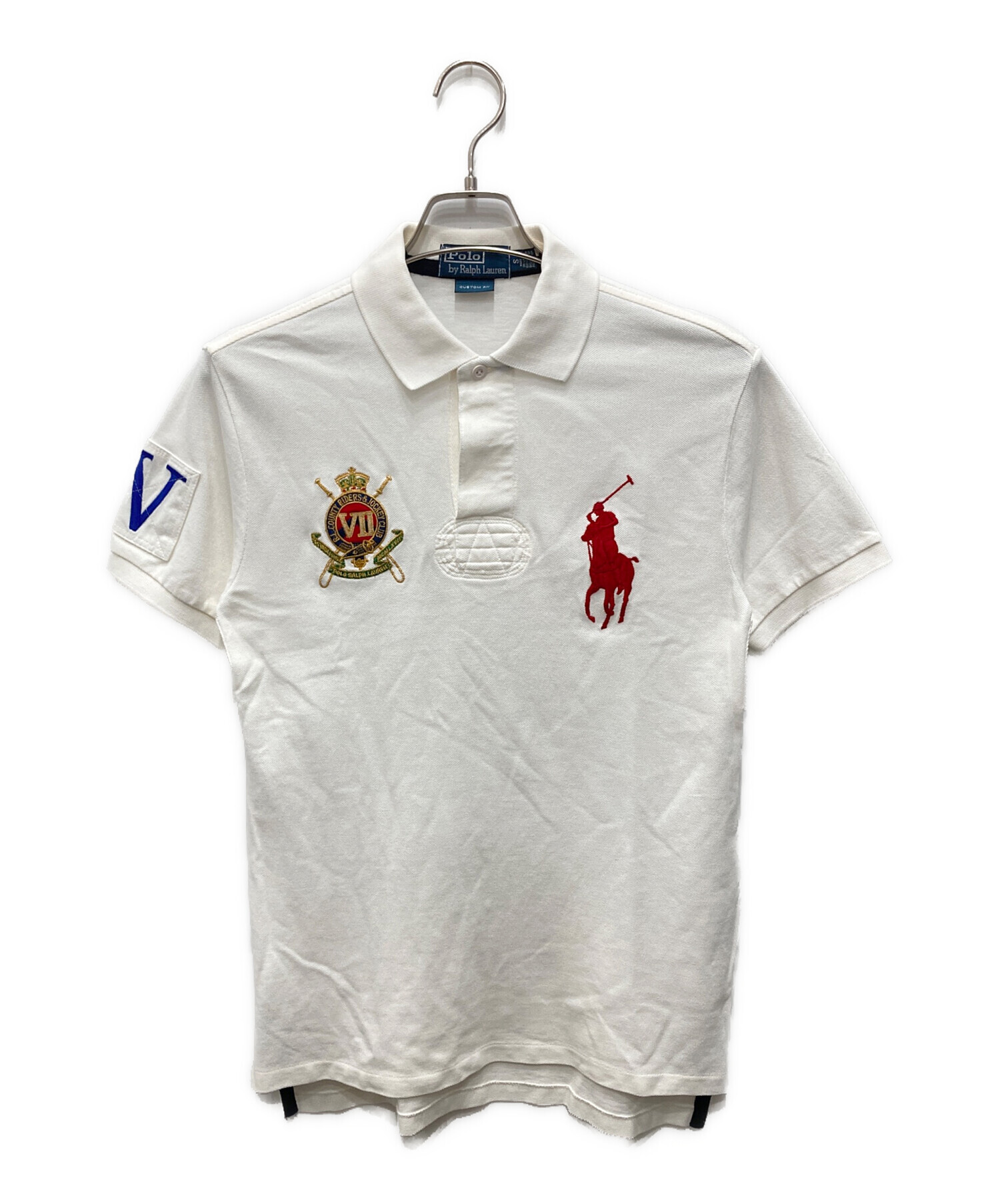 未使用 ホワイト ポロシャツ POLO 刺繍 ポロラルフローレン 中古・古着通販】POLO RALPH LAUREN (ポロ・ラルフローレン) ポニー