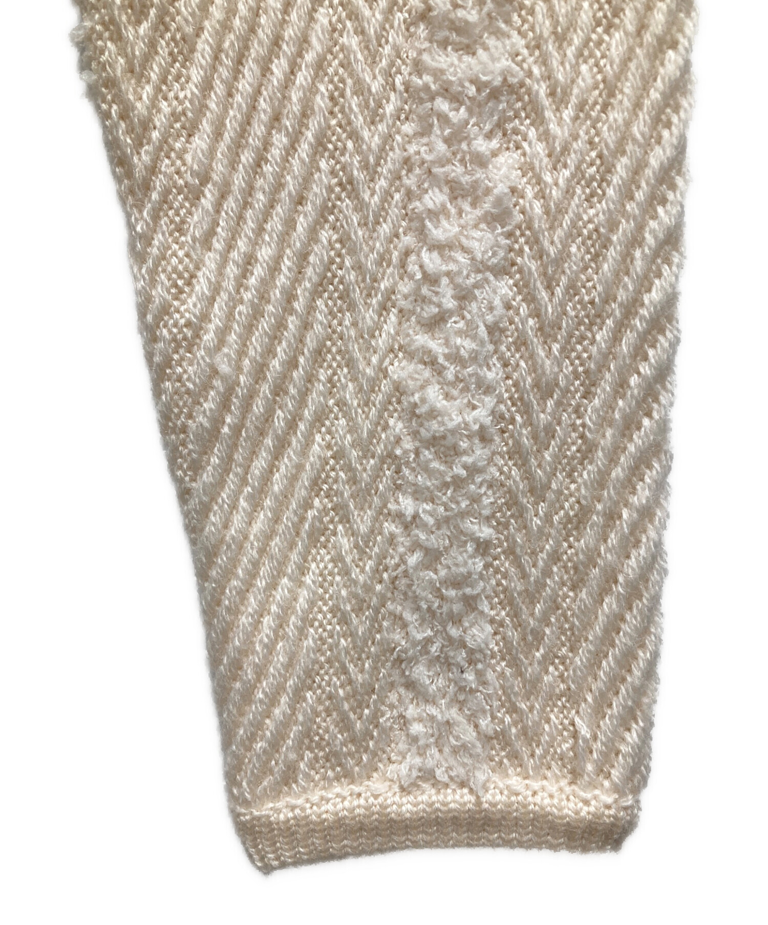 中古・古着通販】tageechita (タジチタ) フリンジストライプフード