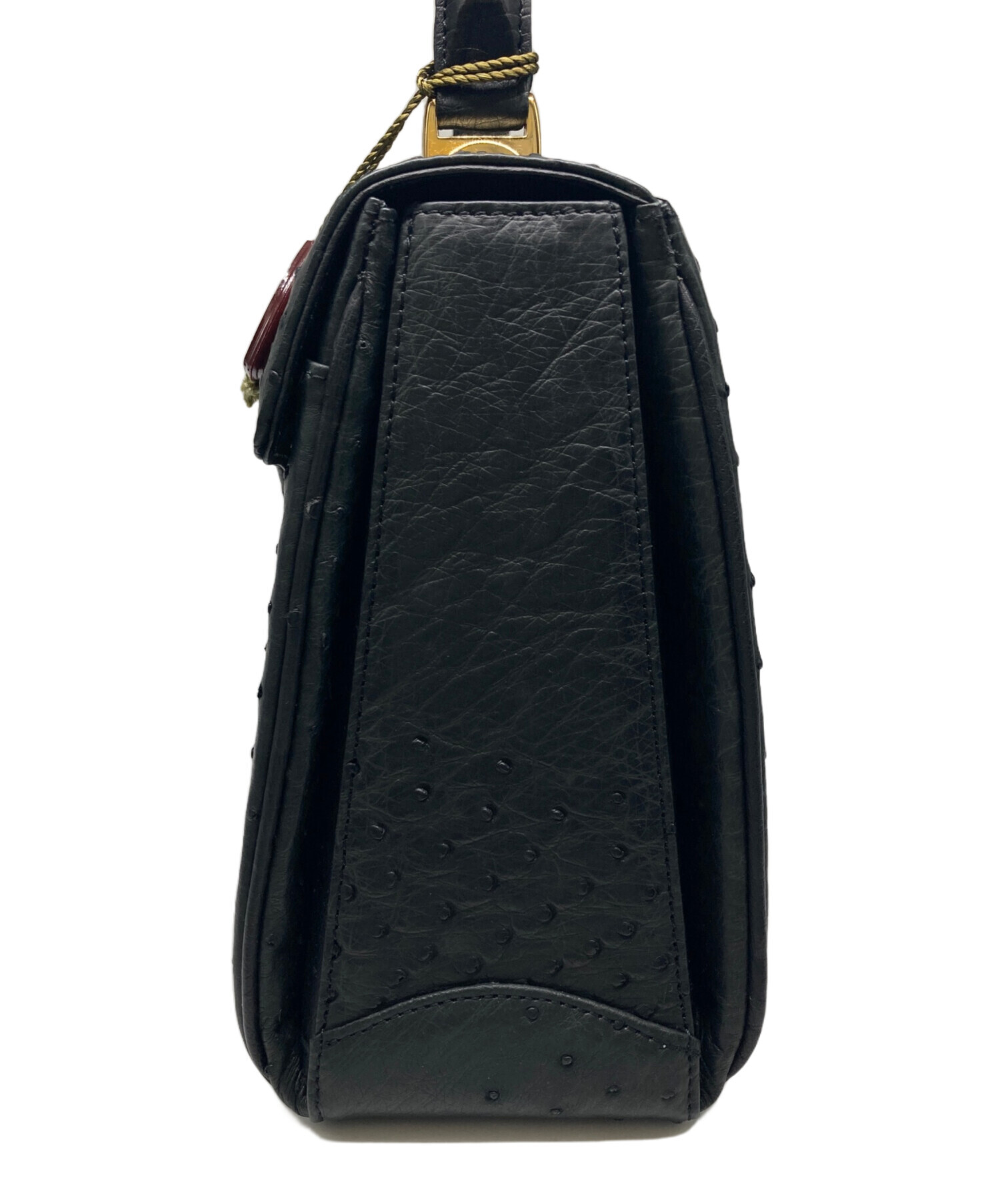 中古・古着通販】JRA (ジェーアールエー) オーストリッチハンドバッグ 