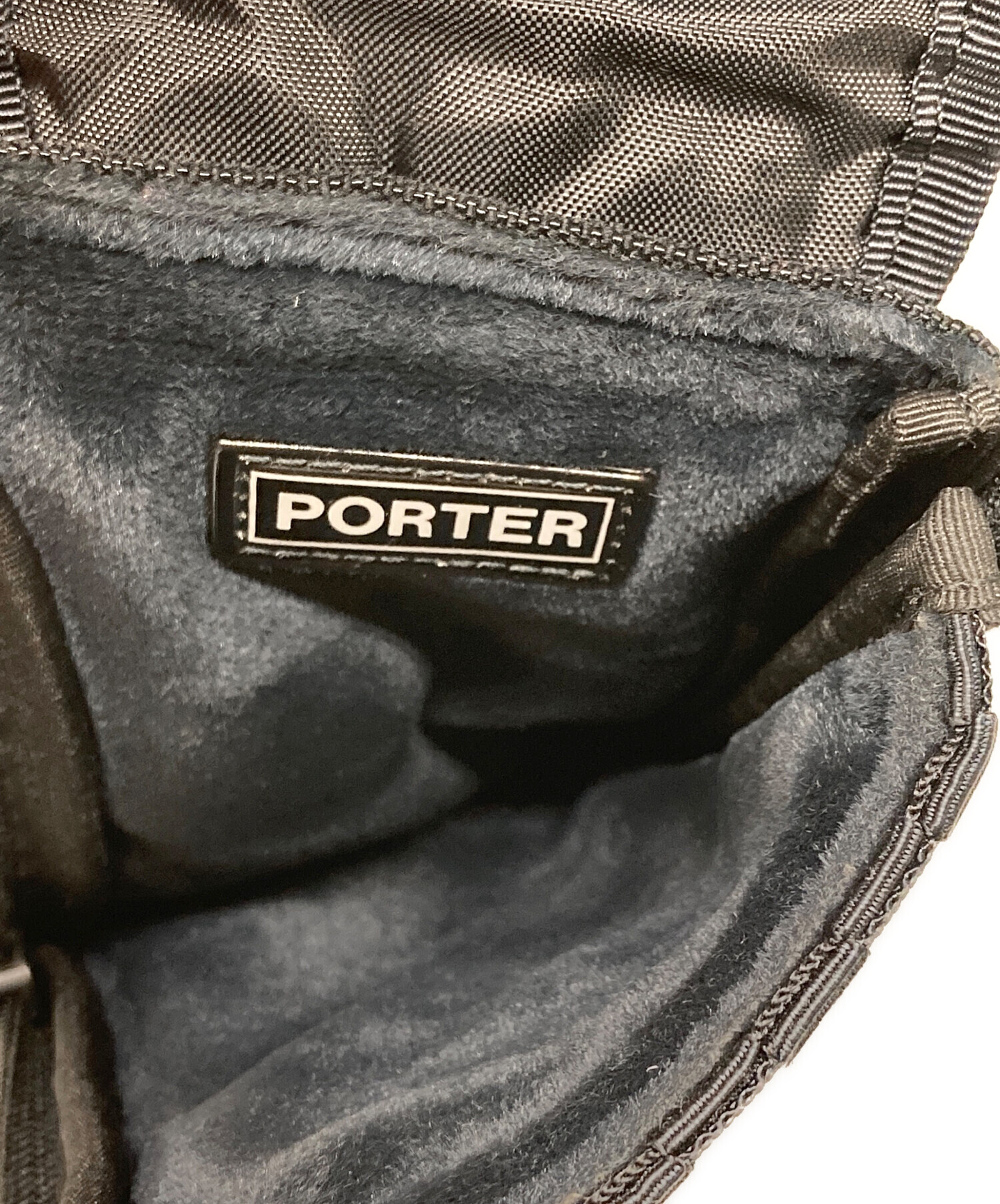 中古・古着通販】PORTER (ポーター) コレクターポーチ ブラック