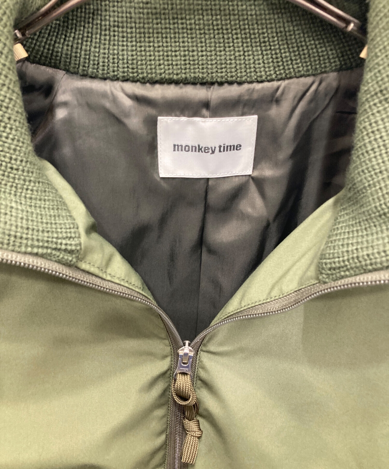 中古・古着通販】MONKEY TIME (モンキータイム) ALP/CLTH RIB COLLAR 