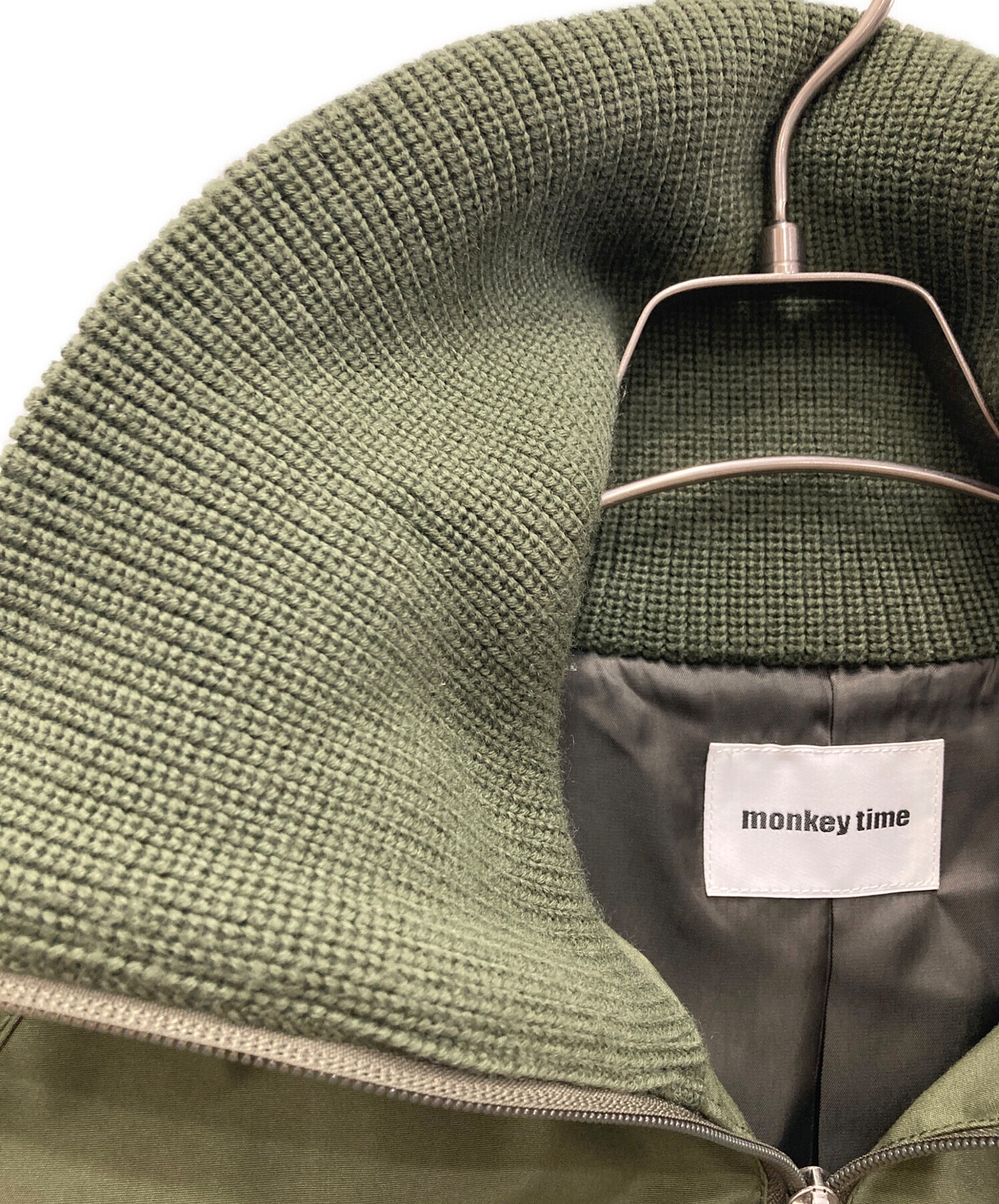 中古・古着通販】MONKEY TIME (モンキータイム) ALP/CLTH RIB COLLAR 