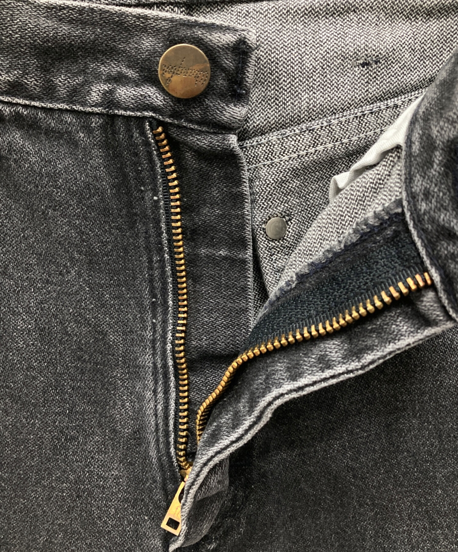 中古・古着通販】Wrangler (ラングラー) 90'S 先染めブラックデニム