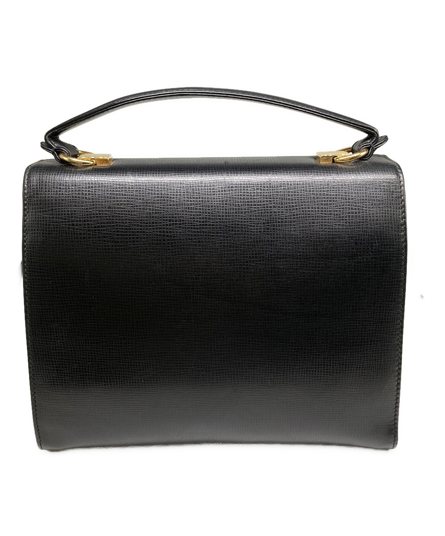 HUNTING WORLD ブラックハンドバッグ 中古・古着通販】HUNTING WORLD (ハンティングワールド