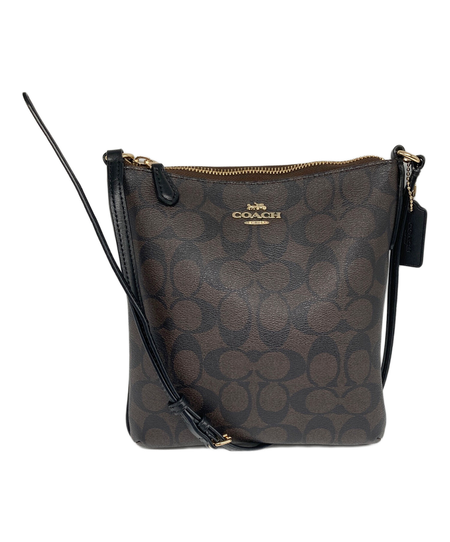 中古・古着通販】COACH (コーチ) シグネチャー ショルダーバック 