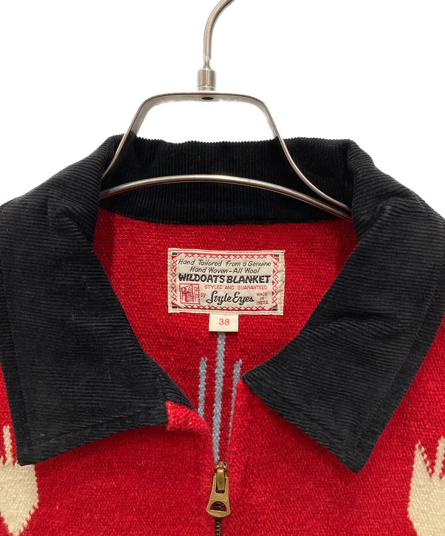 中古・古着通販】STYLE EYES (スタイルアイズ) NATIVE PATTERN JACKET