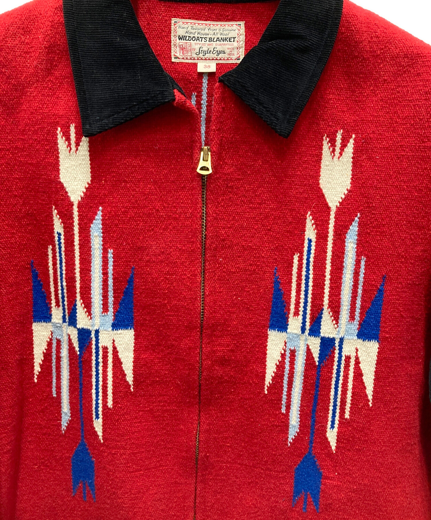 中古・古着通販】STYLE EYES (スタイルアイズ) NATIVE PATTERN JACKET