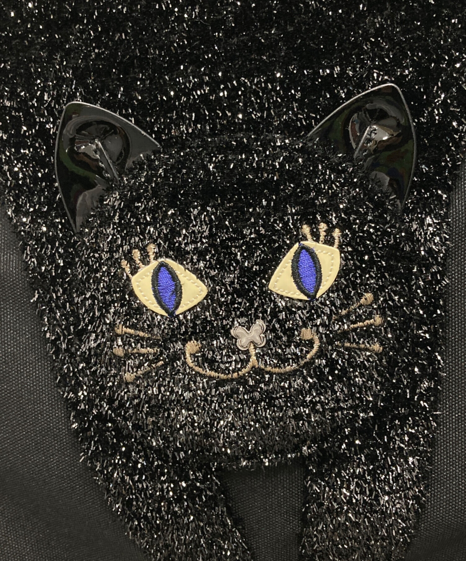 中古・古着通販】ANNA SUI (アナスイ) しっぽトートバッグ ブラック 