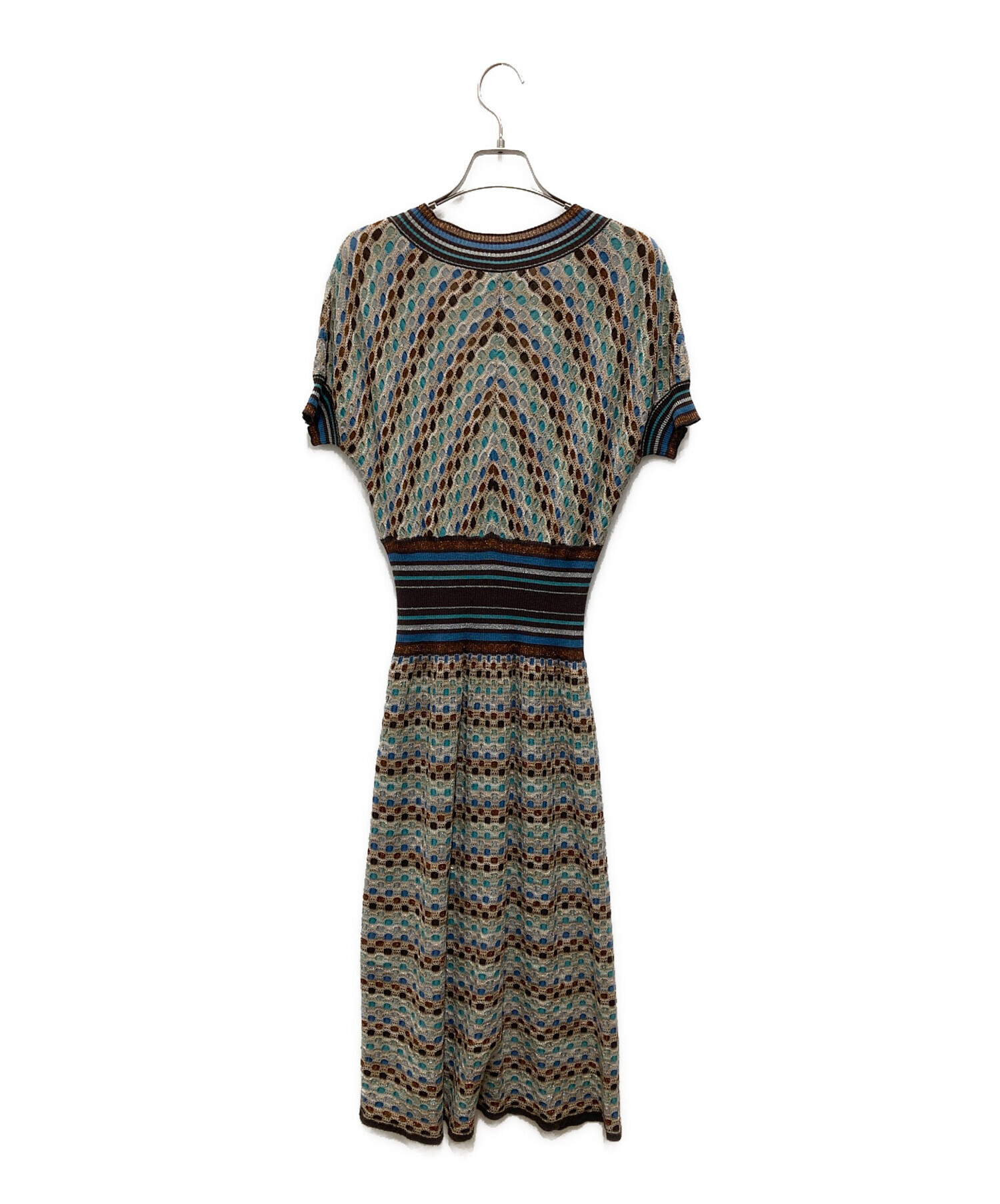 中古・古着通販】MISSONI (ミッソーニ) ワンピース ベージュ サイズ:46