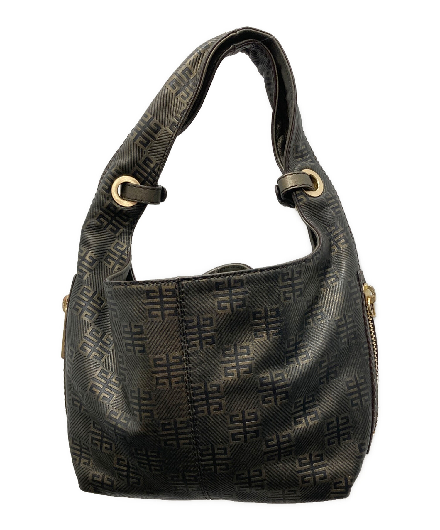 中古・古着通販】GIVENCHY (ジバンシィ) ハンドバッグ ブラウン