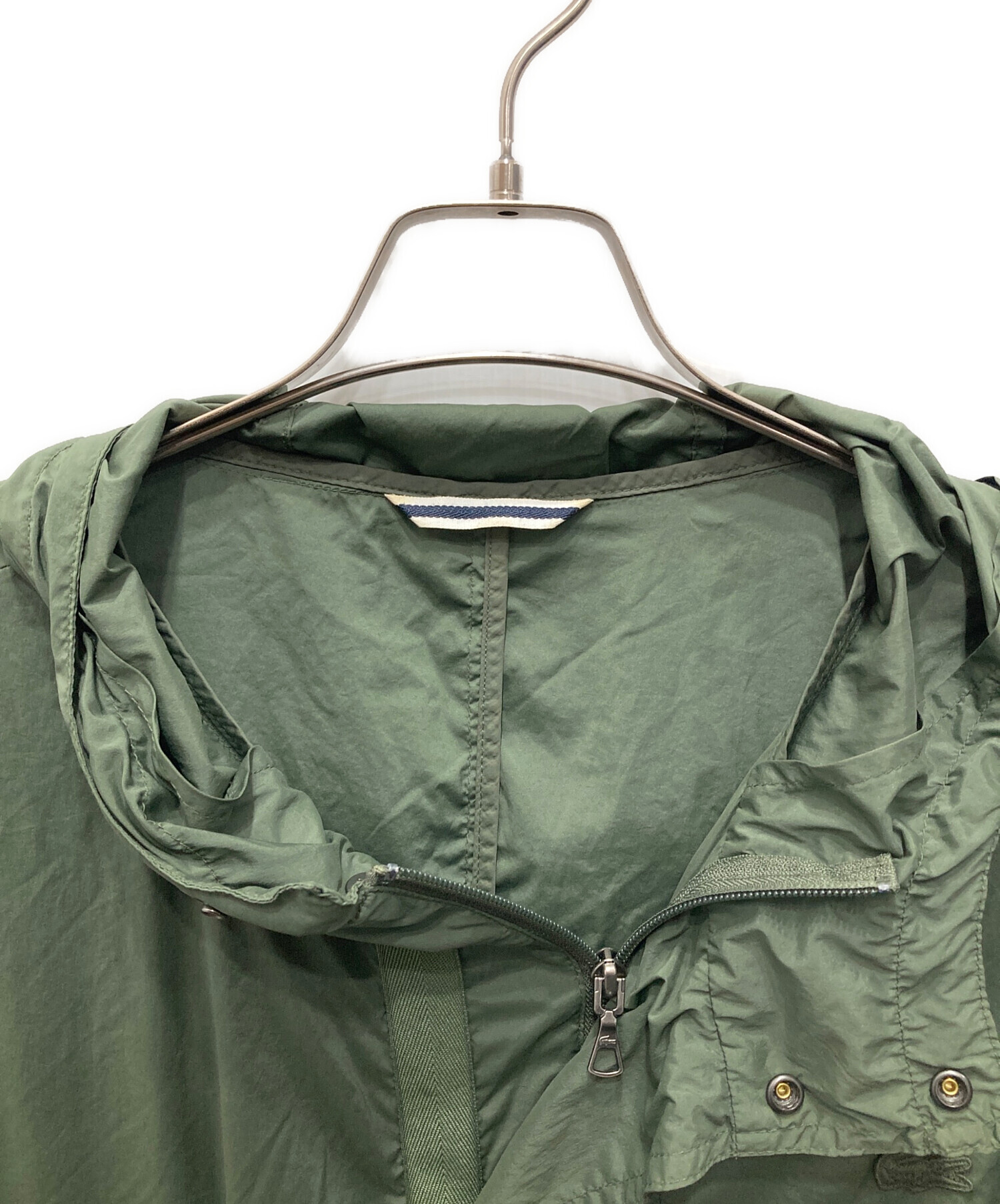 中古・古着通販】LACOSTE (ラコステ) ナイロンフーデッドコート 