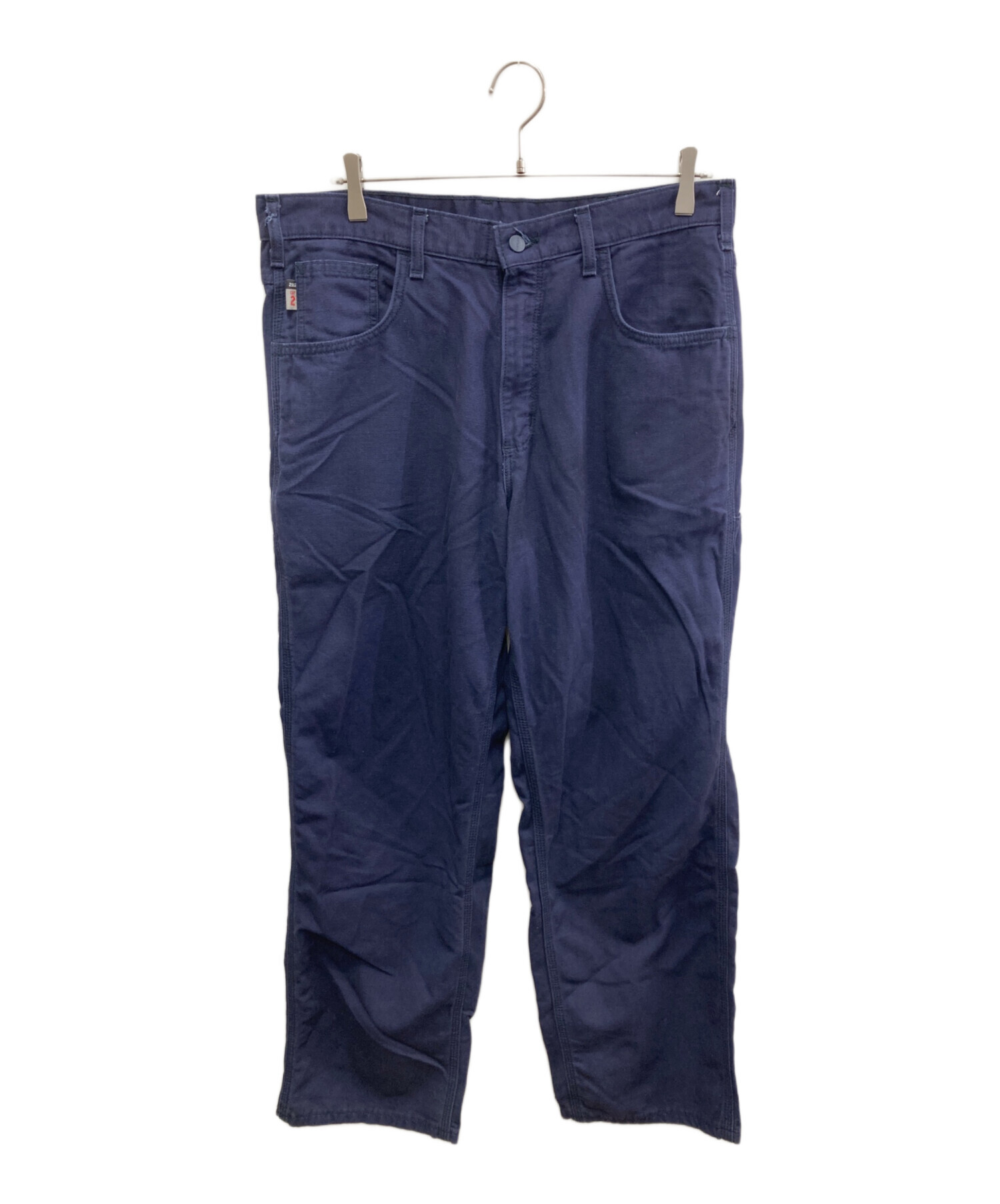 G*Z様 カーハート ワークパンツ ネイビー W36 L32 ストレートフィット Carhartt カーハート リップストップ カーゴパンツ ダブルニー メンズ