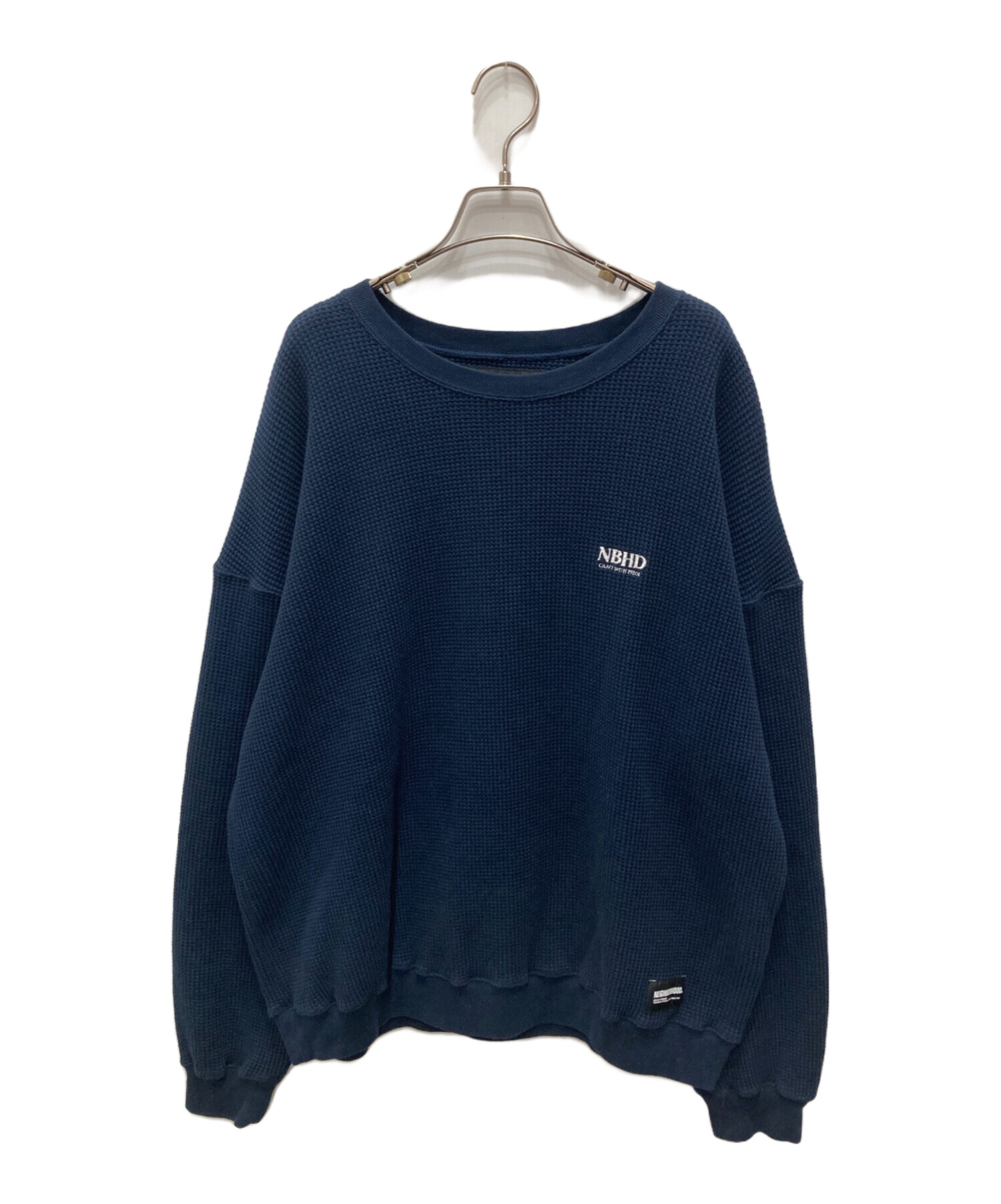 NEIGHBORHOOD ワッフルスウェット L ネイビー 中古・古着通販】NEIGHBORHOOD (ネイバーフッド) WAFFLE FABRIC