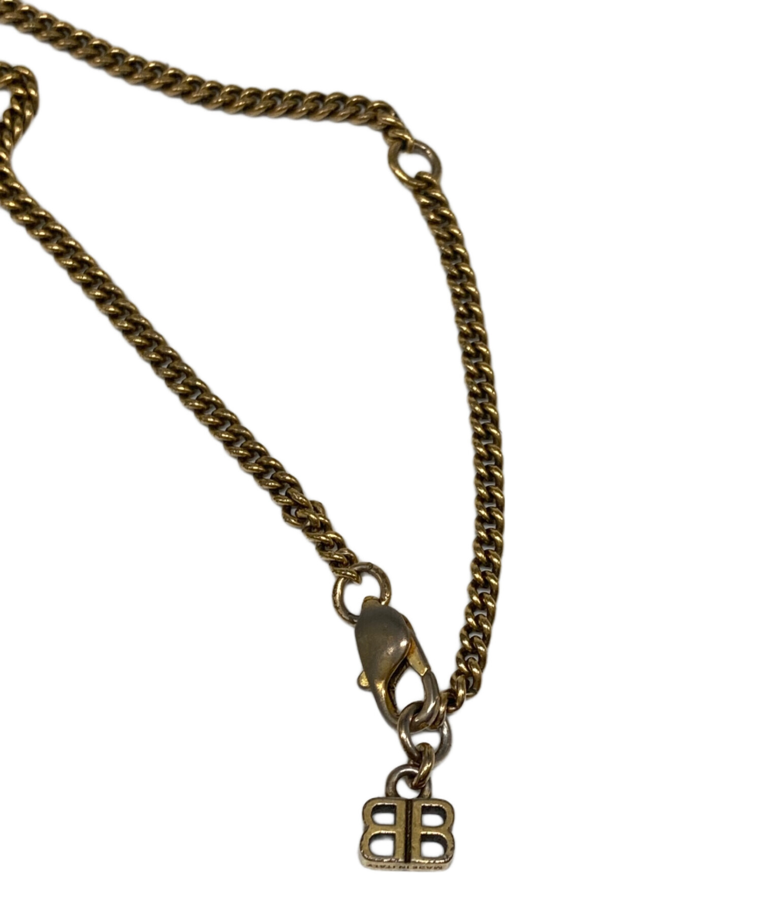 中古・古着通販】BALENCIAGA (バレンシアガ) BB dog tag necklace