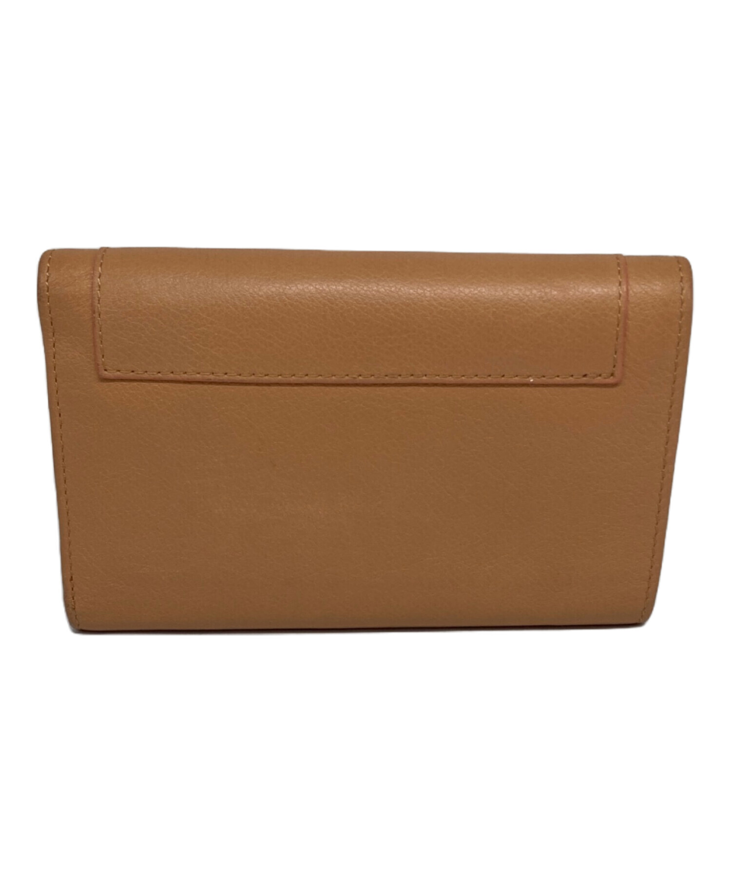 Chloé オレンジ 三つ折り財布 Chloé 三つ折り財布 オレンジ 【公式通販】