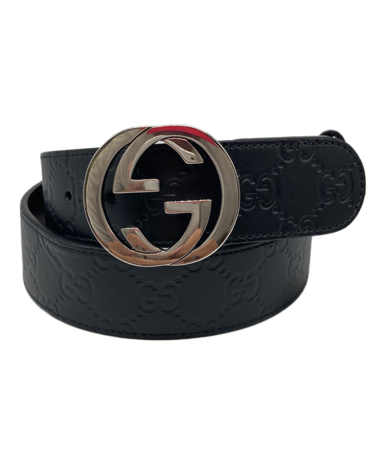 中古・古着通販】GUCCI (グッチ) GGシグネチャー リバーシブルレザー