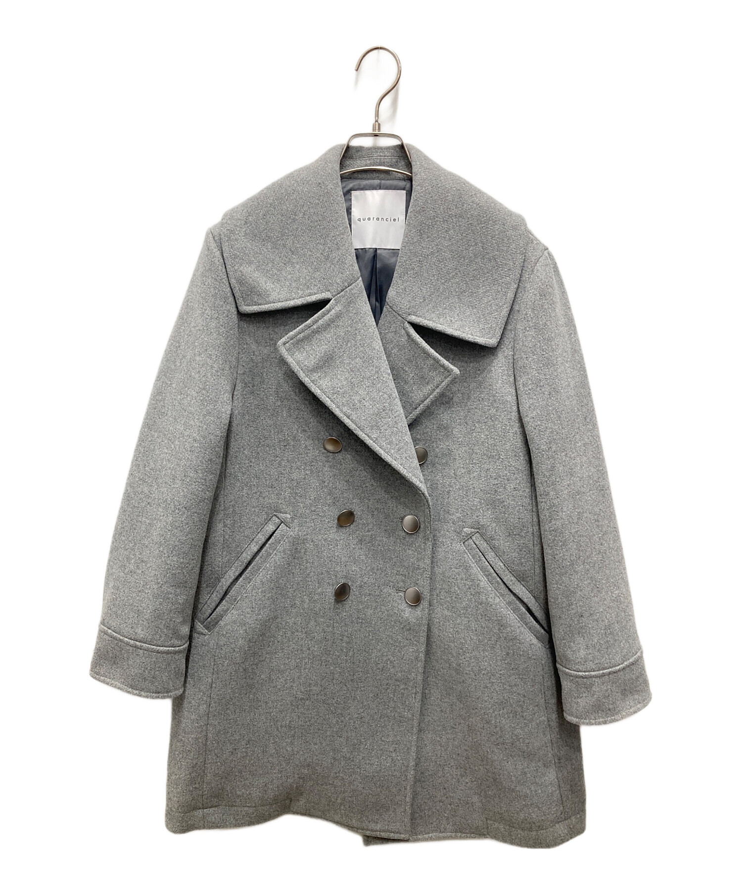 中古・古着通販】quaranciel (カランシエル) メルトン ビッグ カラー P