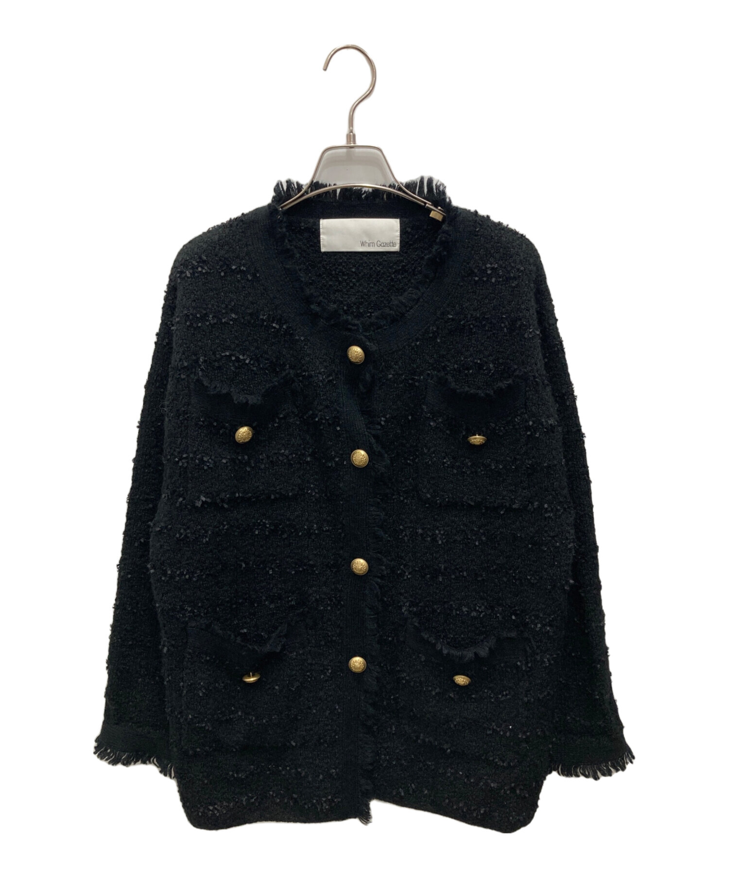 中古・古着通販】Whim Gazette (ウィムガゼット) ツイードニット