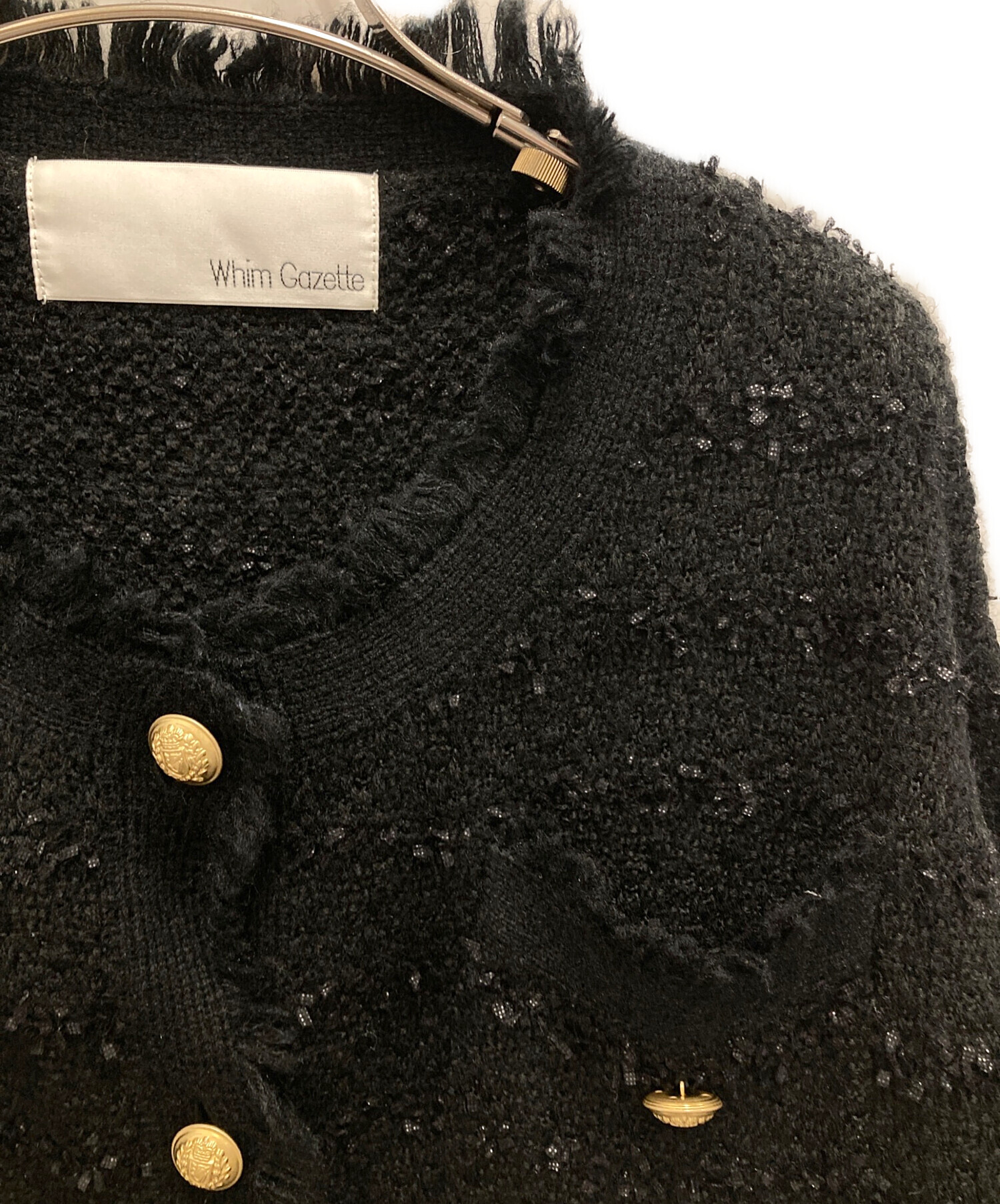 中古・古着通販】Whim Gazette (ウィムガゼット) ツイードニット