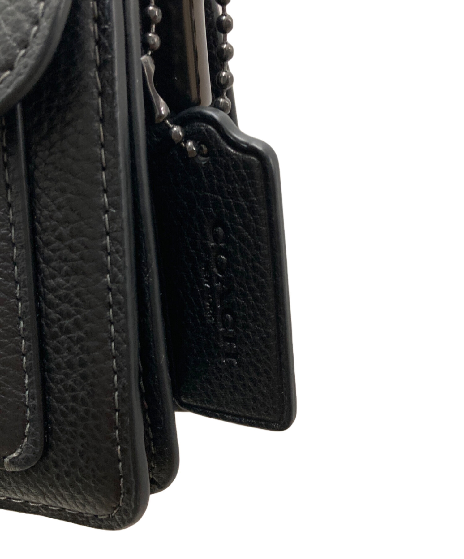 中古・古着通販】COACH (コーチ) タビーショルダーバッグ20 ブラック 