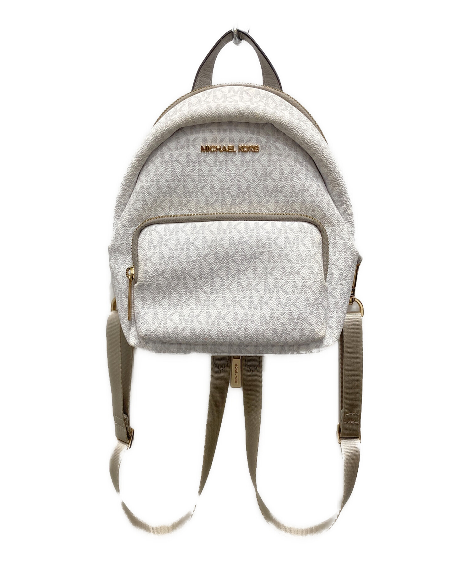 中古・古着通販】MICHAEL KORS (マイケル・コース) リュック ホワイト 