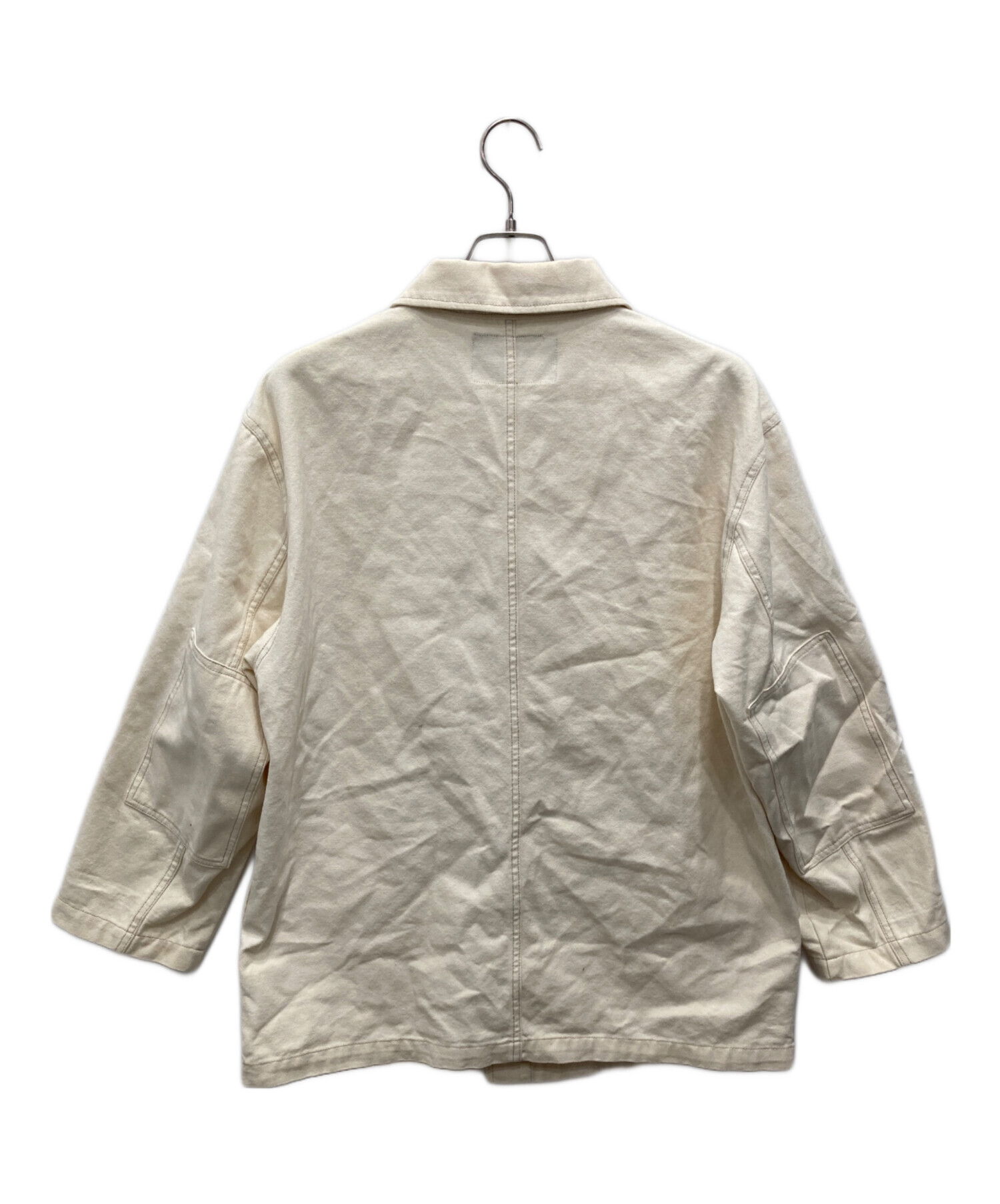 中古・古着通販】stussy (ステューシー) カバーオール アイボリー