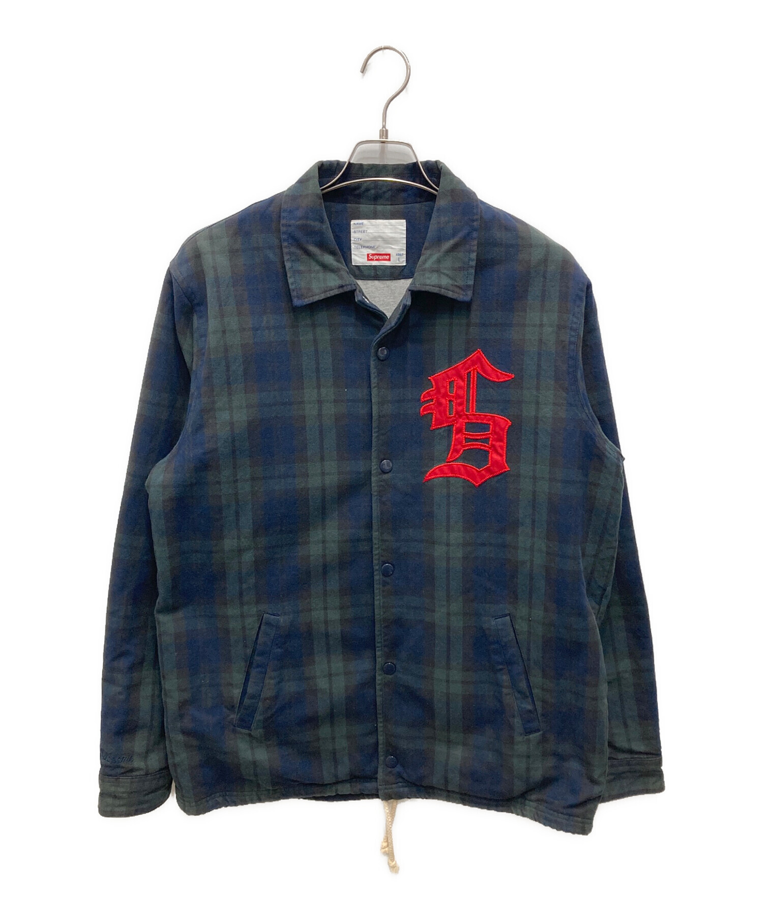 Supreme コーチジャケット　Mサイズ 中古・古着通販】Supreme (シュプリーム) Canvas Coaches Jacket
