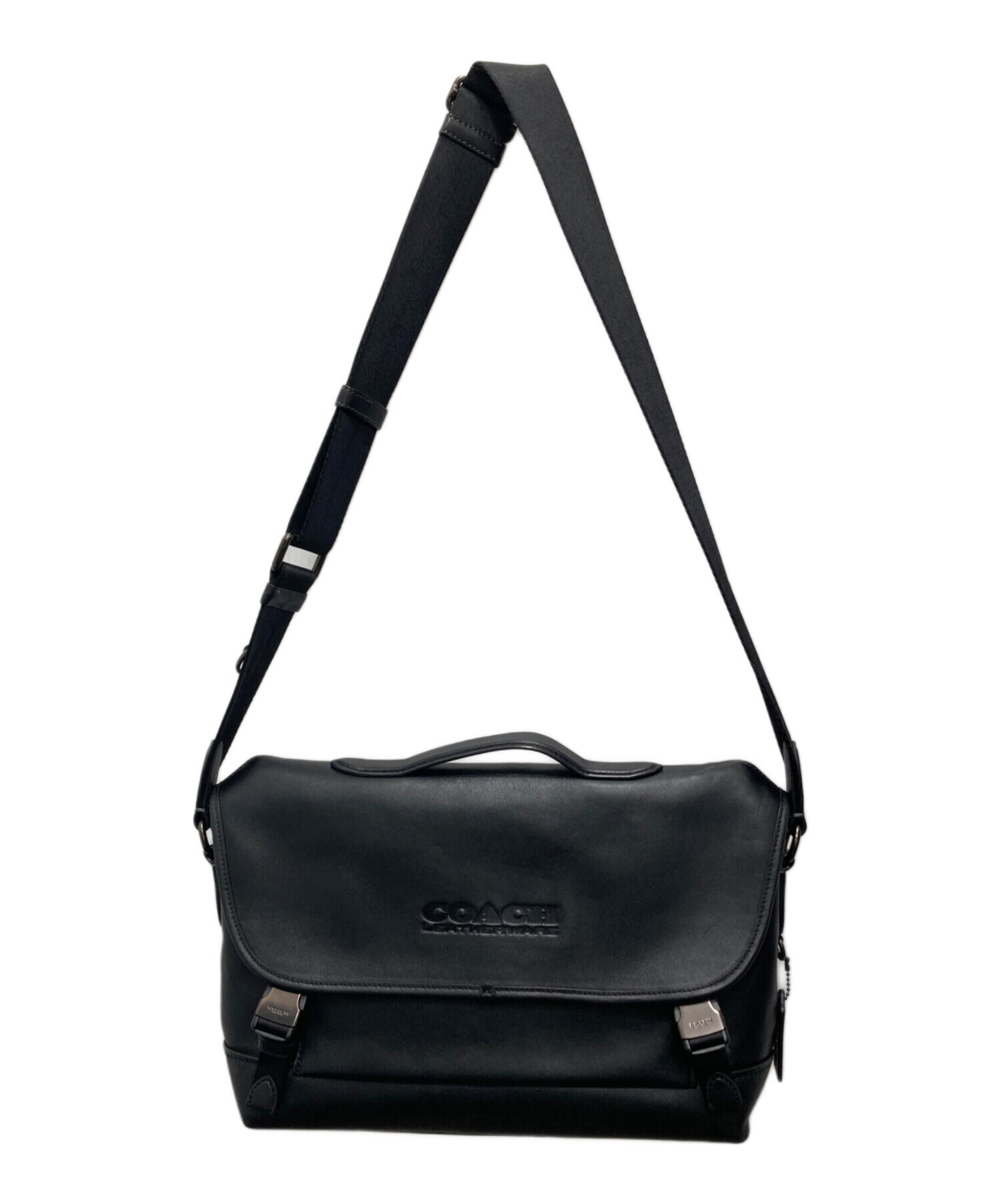 中古・古着通販】COACH (コーチ) リーグ バイク バッグ ブラック 