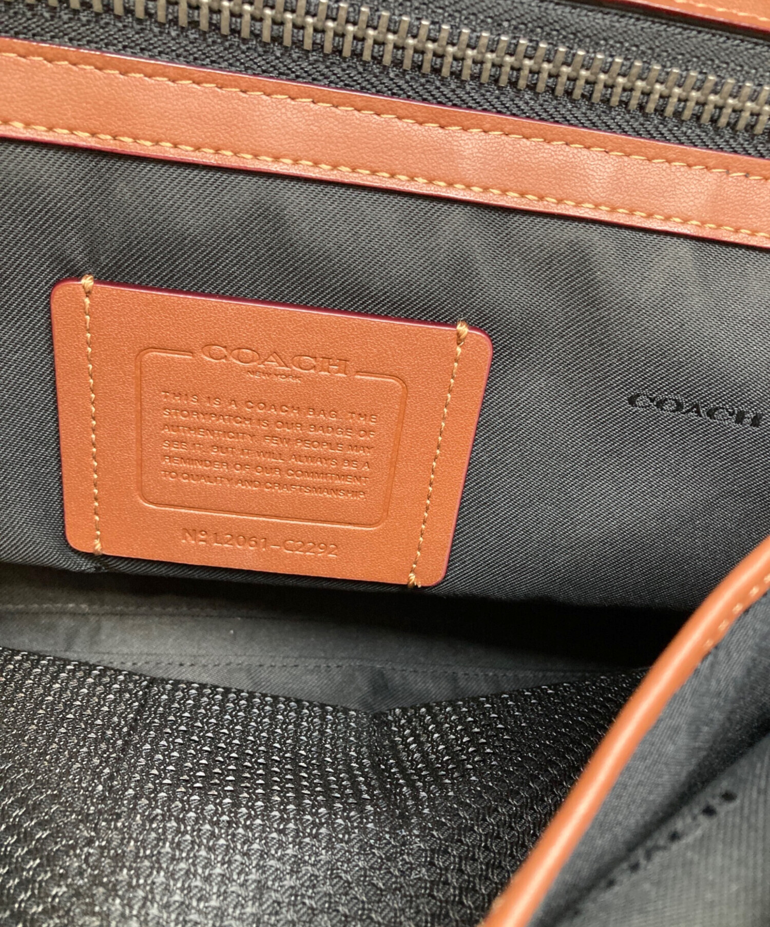 中古・古着通販】COACH (コーチ) リーグ バイク バッグ ブラック 