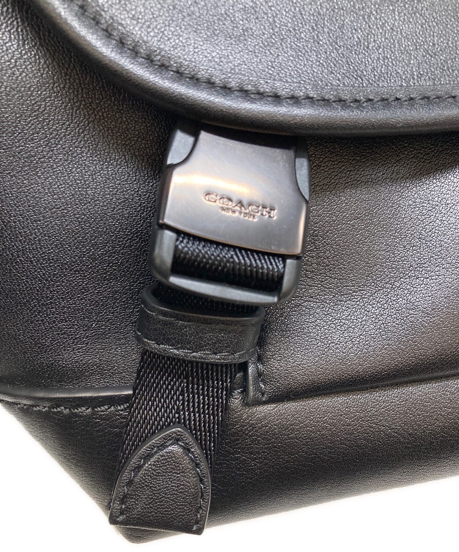 中古・古着通販】COACH (コーチ) リーグ バイク バッグ ブラック 