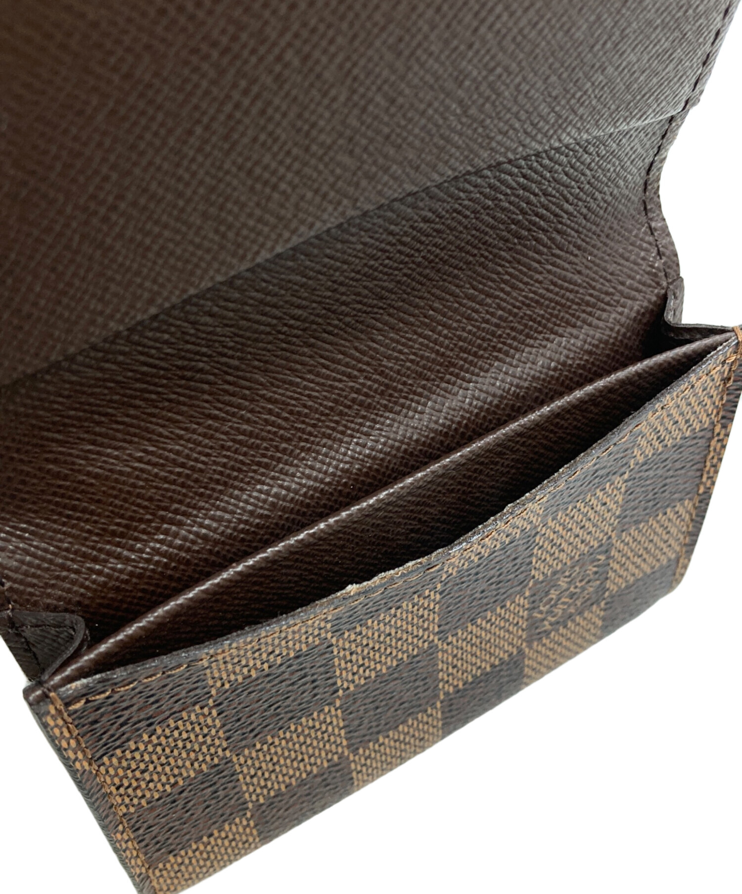 中古・古着通販】LOUIS VUITTON (ルイ ヴィトン) 名刺入れ ブラウン