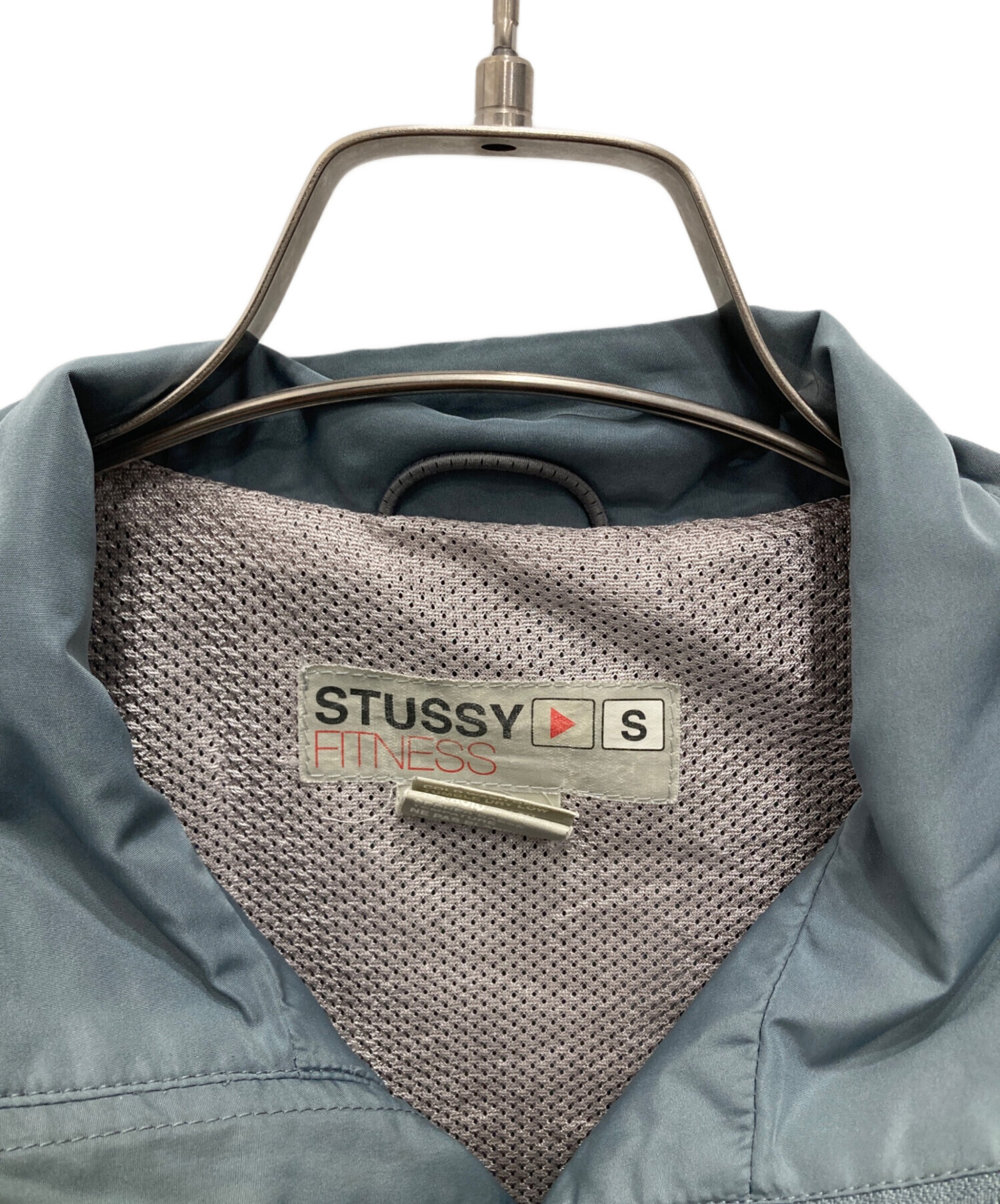 Stussy グレー ナイロンジャケット 中古・古着通販】stussy (ステューシー) BEACH SHELL WAVE DYE