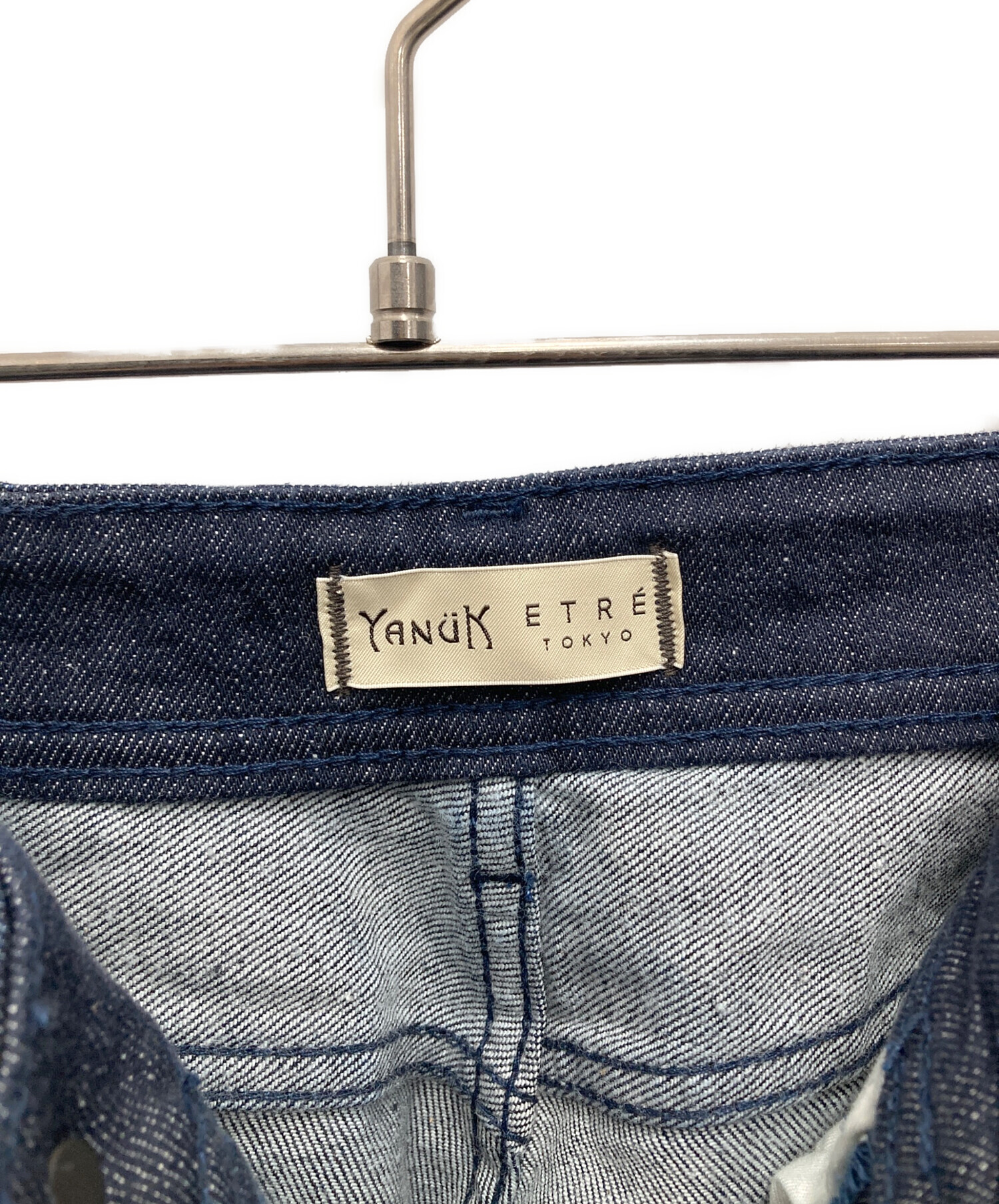 新品タグ付き　YANUK×ETRE TOKYO ペグトップデニムパンツ 中古・古着通販】YANUK (ヤヌーク) ETRE TOKYO (エトレトウキョウ