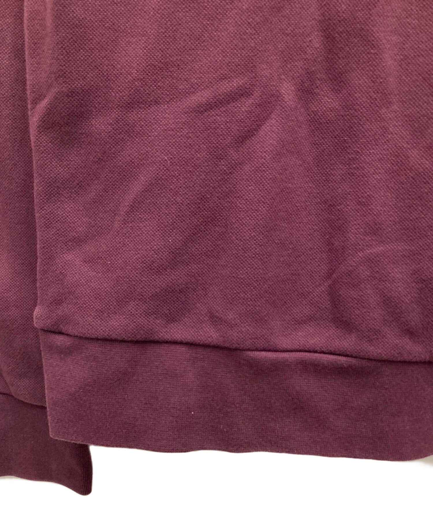 FRED PERRY 長袖ポロシャツ ボルドー M 月桂樹ロゴ 古着 ストリート FRED PERRY 長袖ポロシャツ ボルドー M 月桂樹ロゴ 古着 ストリート