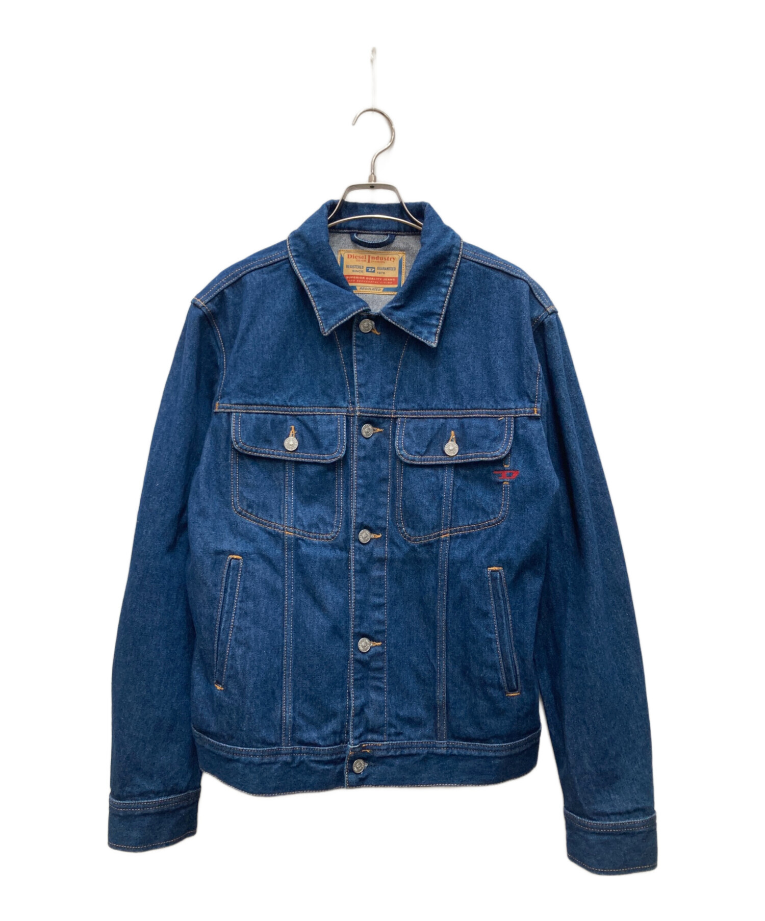 【美品】DIESEL ディーゼル デニム オーバーサイズ トラッカー ジャケット 中古・古着通販】DIESEL (ディーゼル) Regular-fit trucker jacket