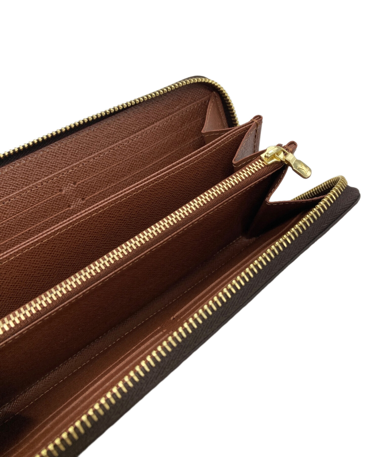 ルイヴィトン ジッピーウォレット モノグラム ブラウン 40800059700 中古・古着通販】LOUIS VUITTON (ルイ ヴィトン) ジッピー・ウォレット