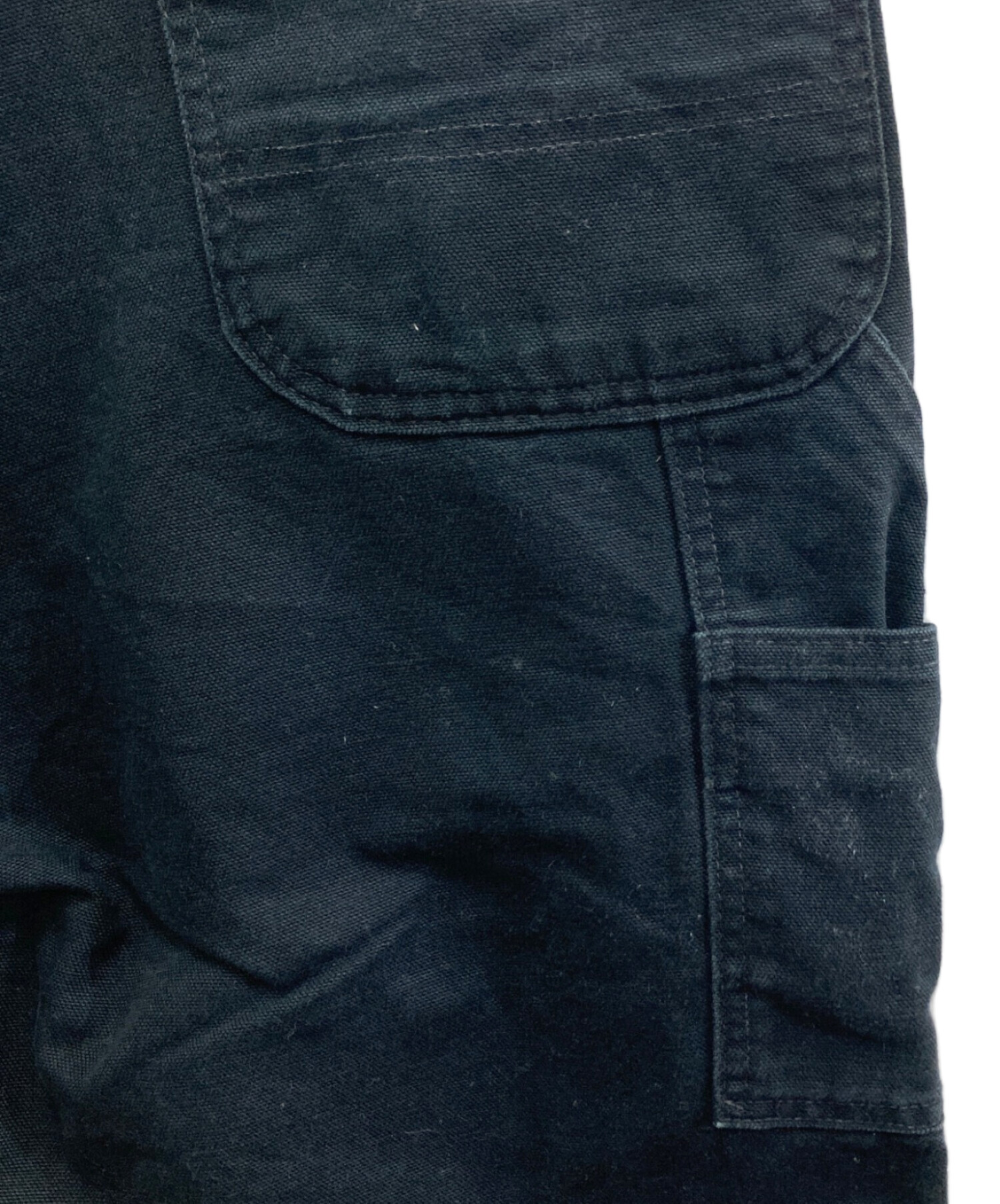 訳ありCarharttカーハートダック地ペインターパンツ黒フェードボログランジ 中古・古着通販】CarHartt (カーハート) ダック地ペインターパンツ