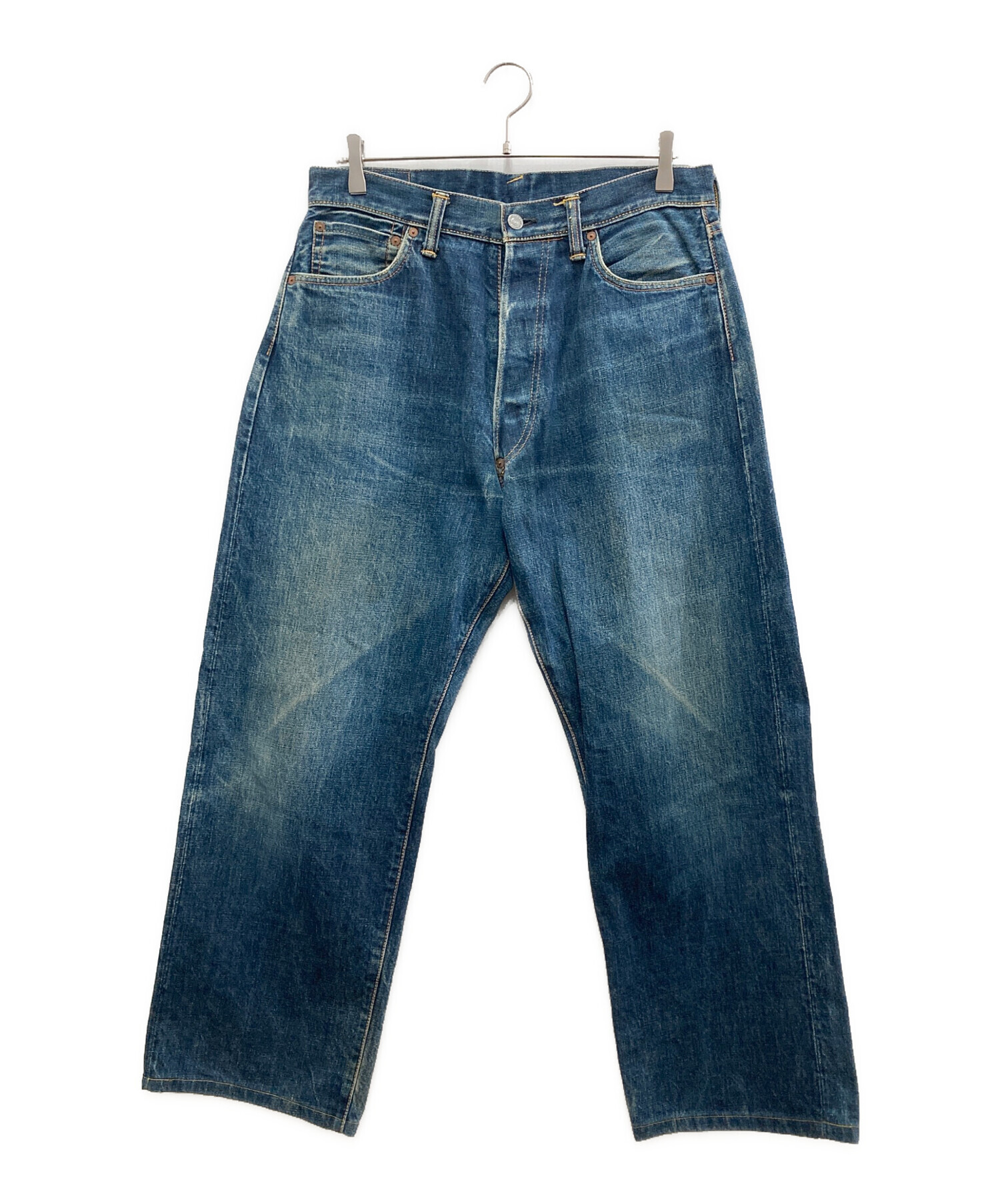 【EVISU】 デニムパンツ 34 No.3 lot.3001 白カモメ 中古・古着通販】EVISU (エヴィス) LOT2001カモメステッチデニムパンツ