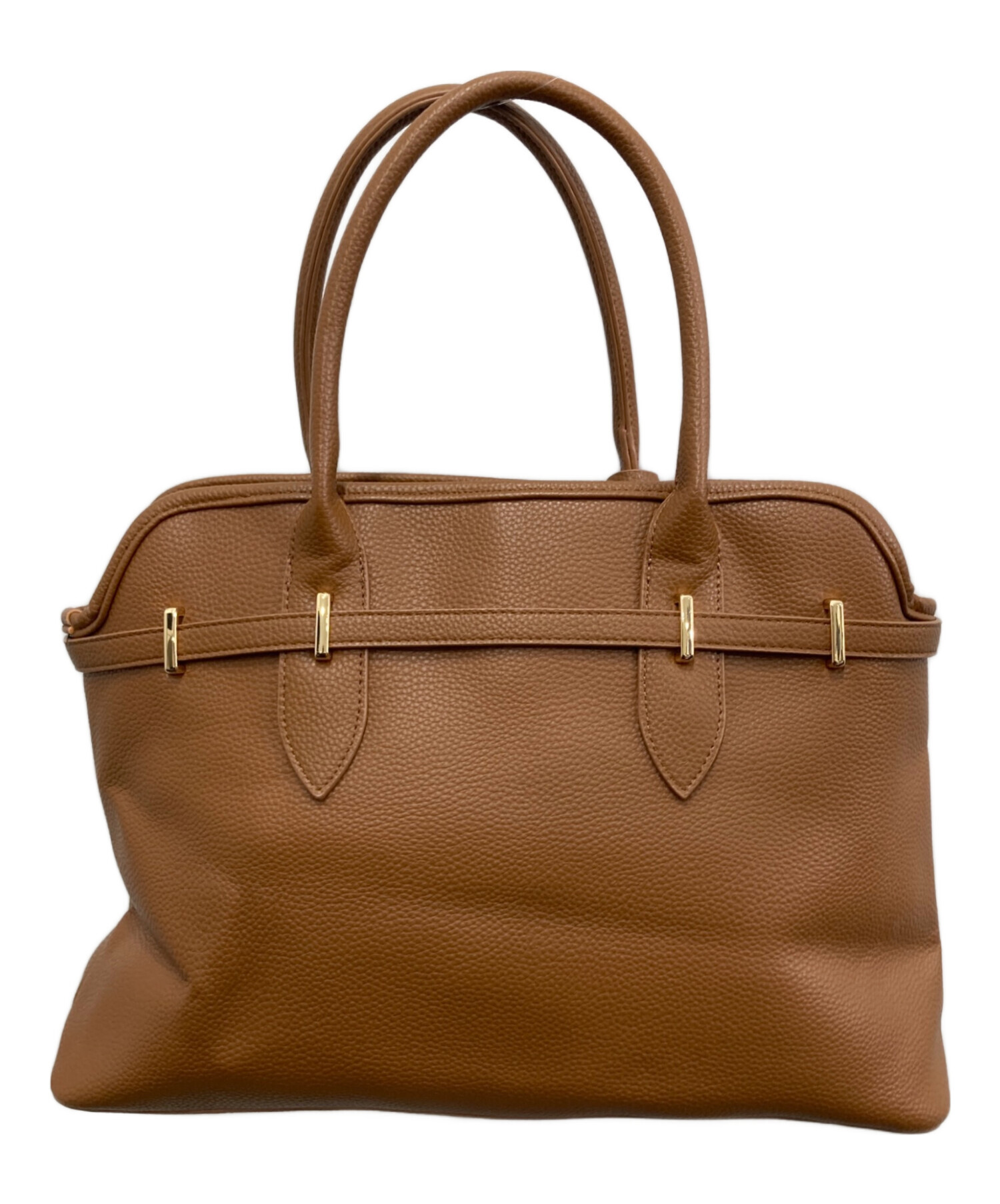 【完売人気！】スローブイエナ　SLOBE BELT TOTE BAG ブラウン 中古・古着通販】SLOBE IENA (スローブ イエナ) SLOBE BELT TOTE BAG