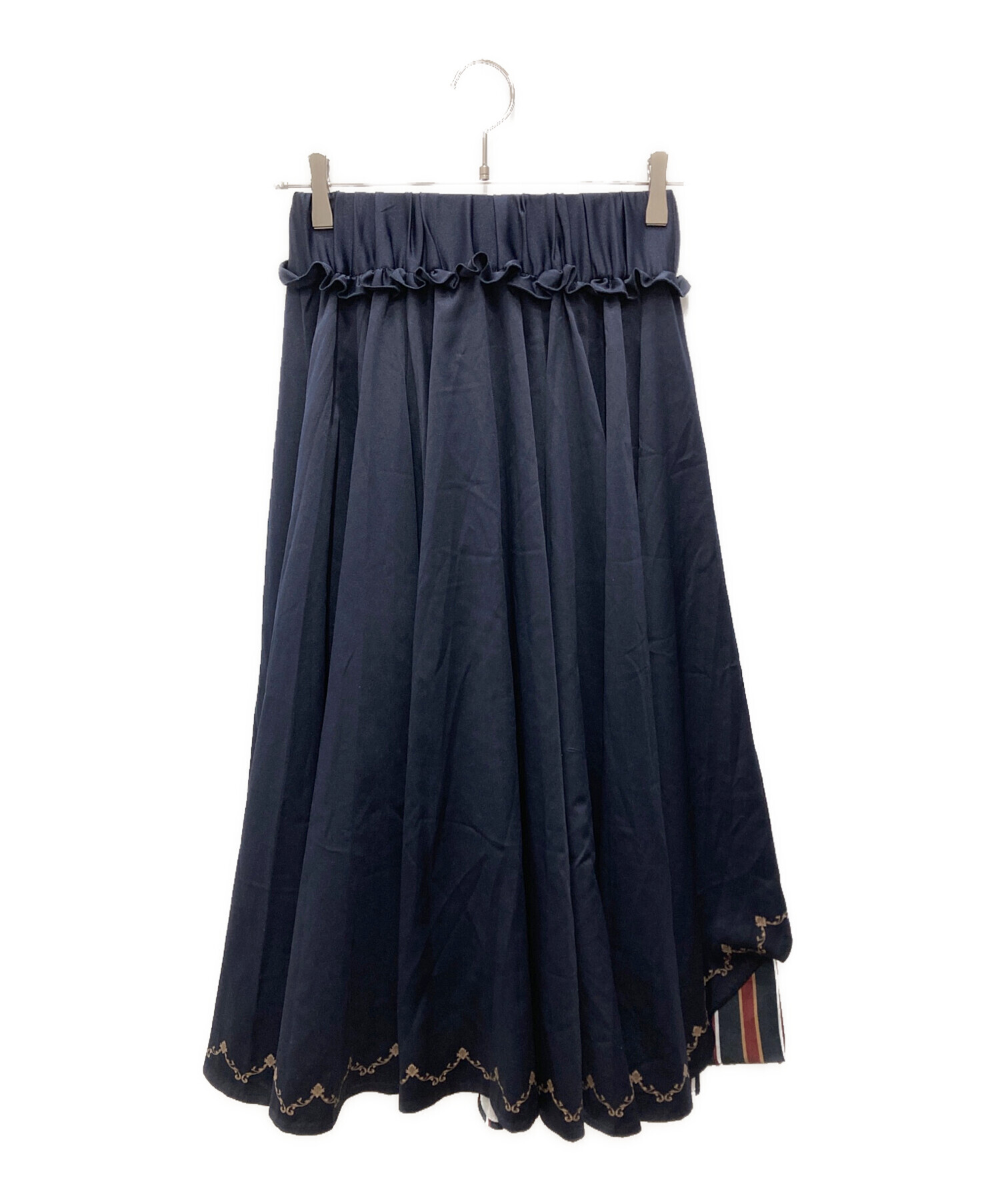 中古・古着通販】Mayla (マイラ) アイコニックスカート ネイビー
