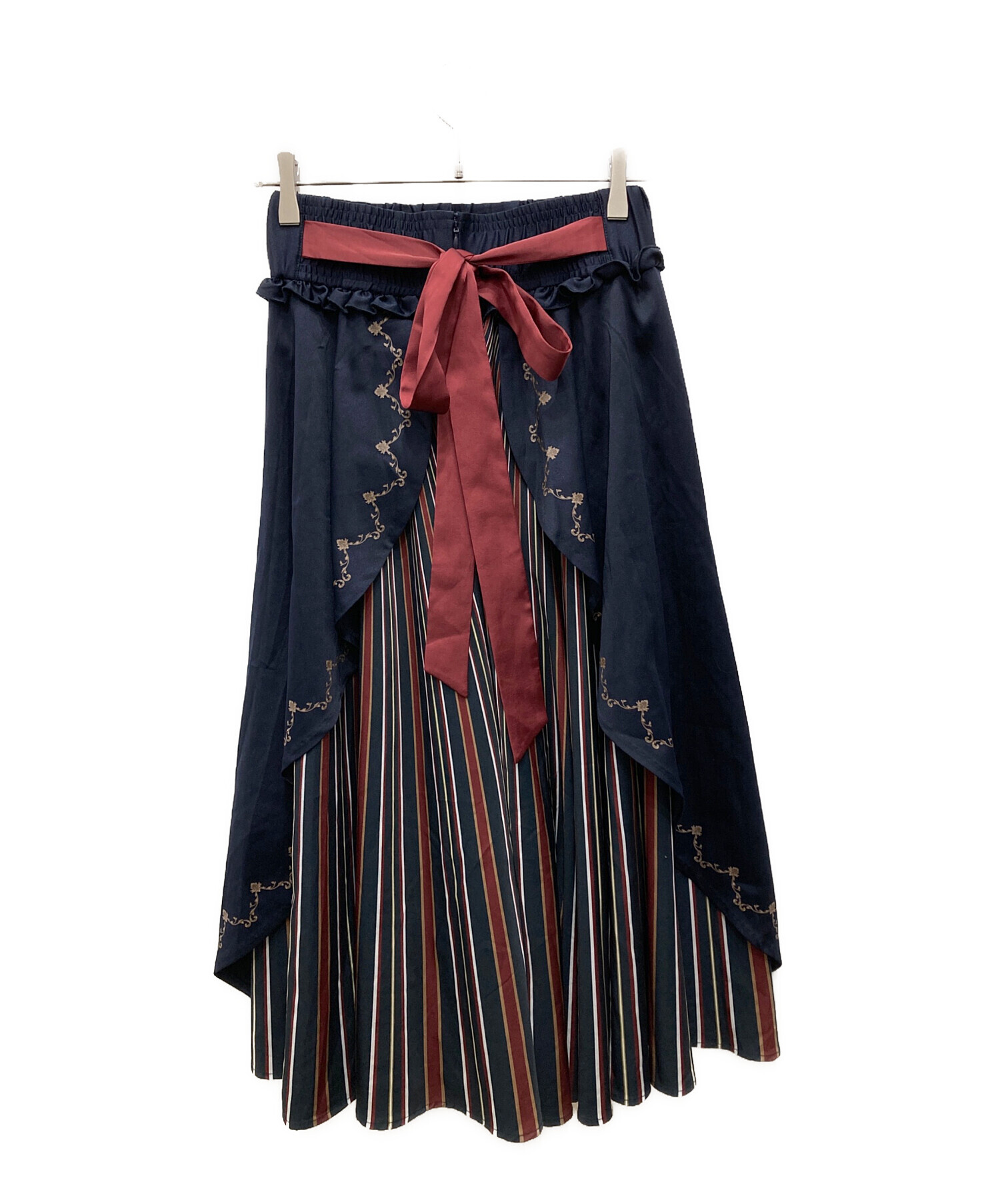 中古・古着通販】Mayla (マイラ) アイコニックスカート ネイビー