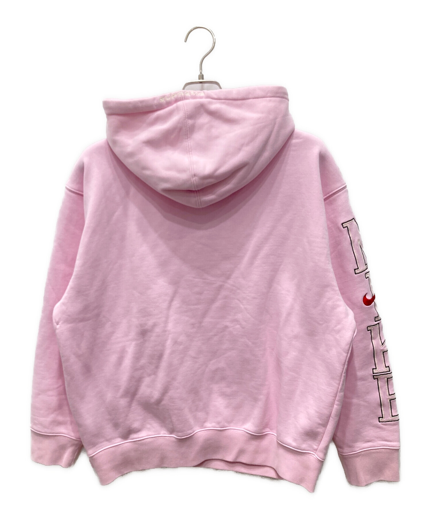 トップス Supreme Nike Hooded sweatshirt LightPink 中古・古着通販】NIKE (ナイキ) SUPREME (シュプリーム) 24SS Hooded