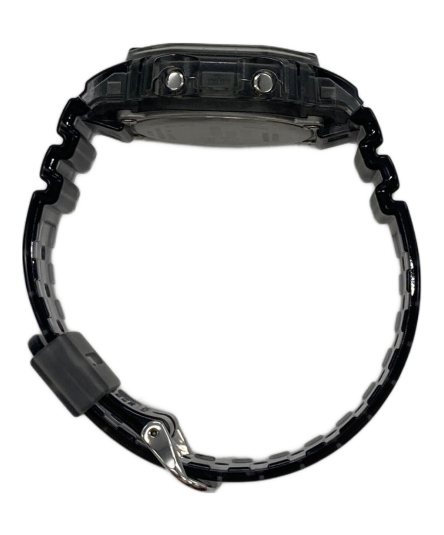 中古・古着通販】CASIO (カシオ) デジタルウォッチ クリアブラック 